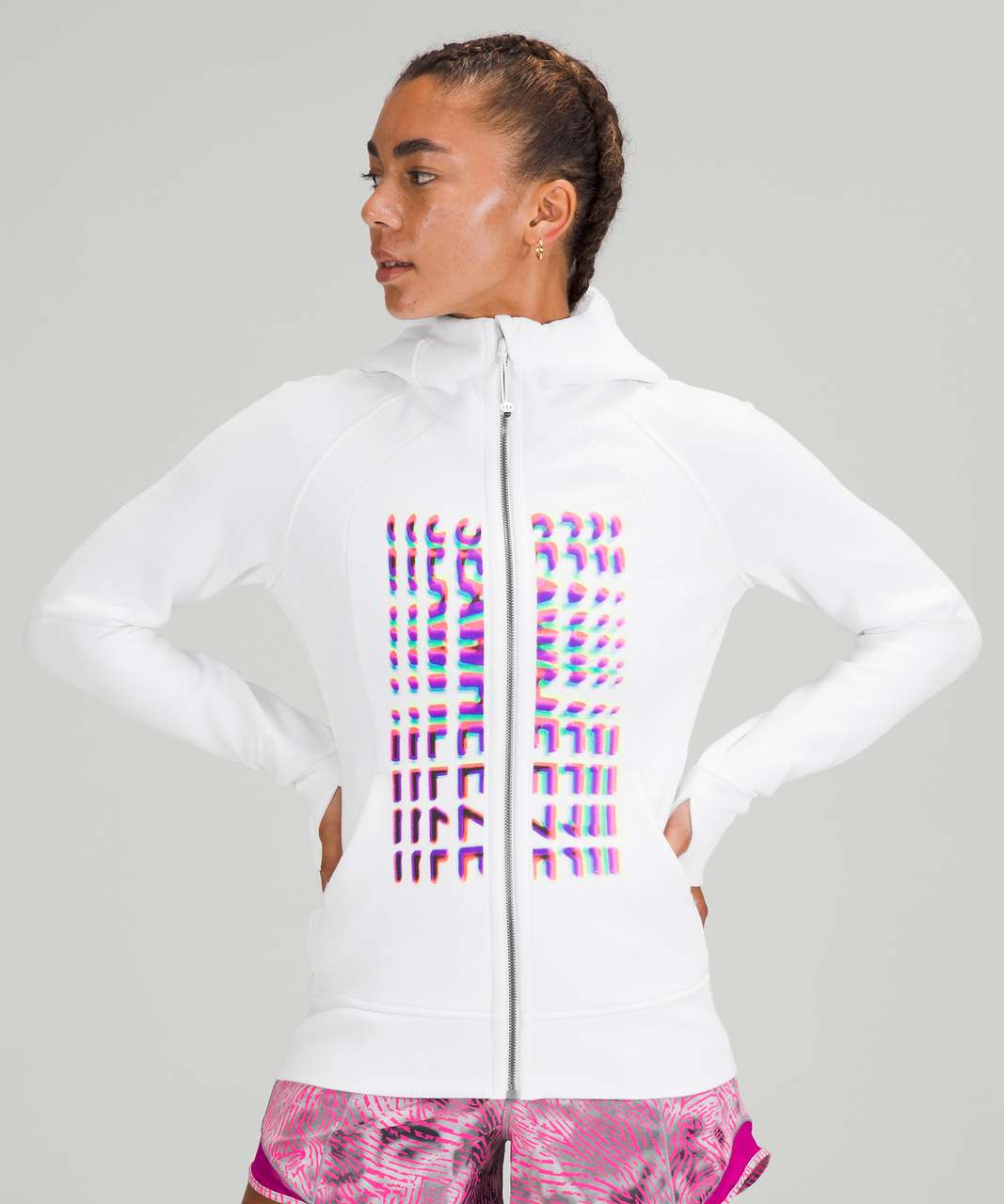 Lululemon SeaWheeze Scuba Hoodie *Light Cotton Fleece - White - lulu  fanatics