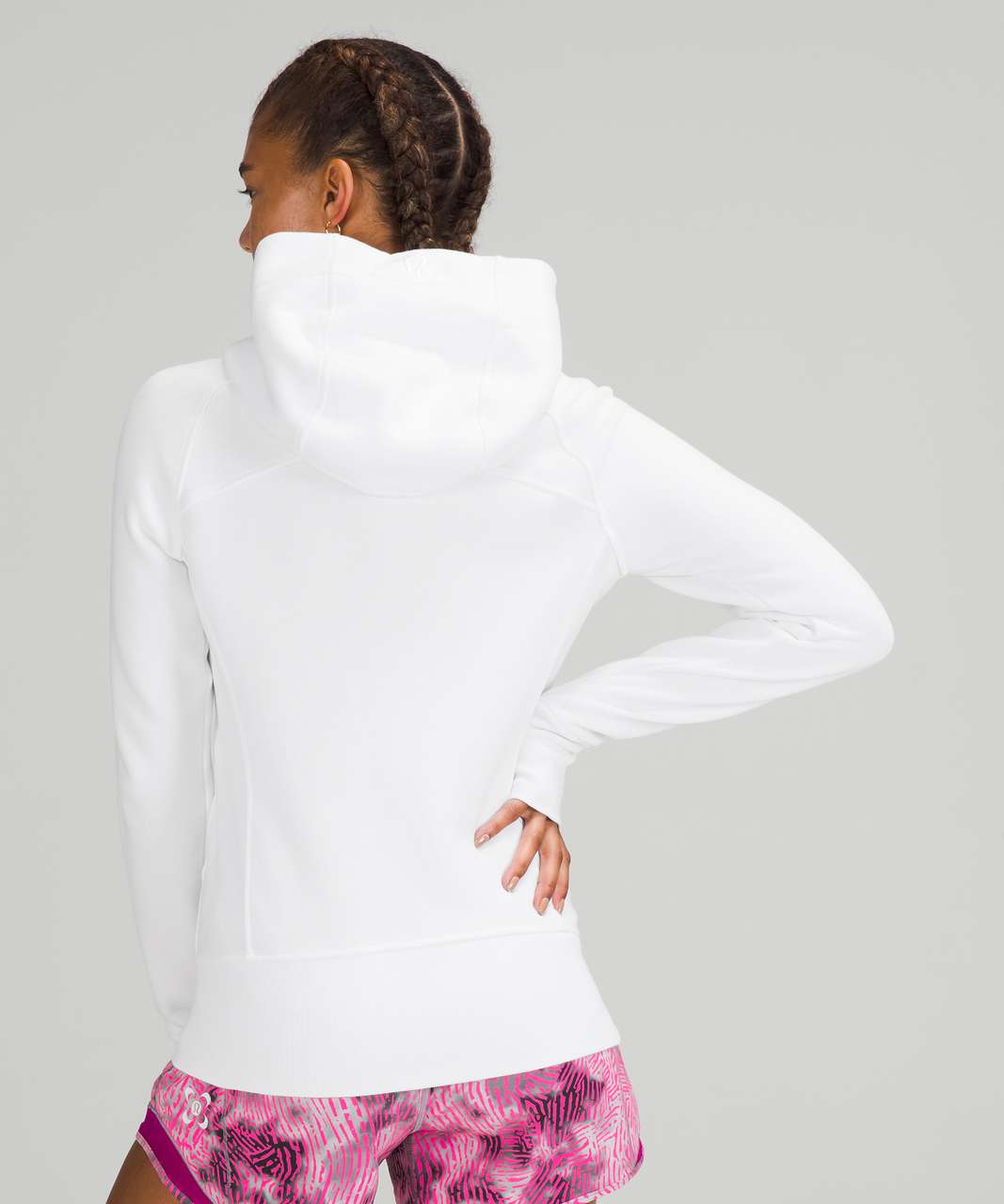 Lululemon SeaWheeze Scuba Hoodie *Light Cotton Fleece - White