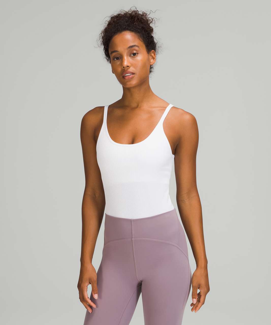 Lululemon Ebb to Street Bodysuit *Light Support, B/C Cups - White - lulu  fanatics