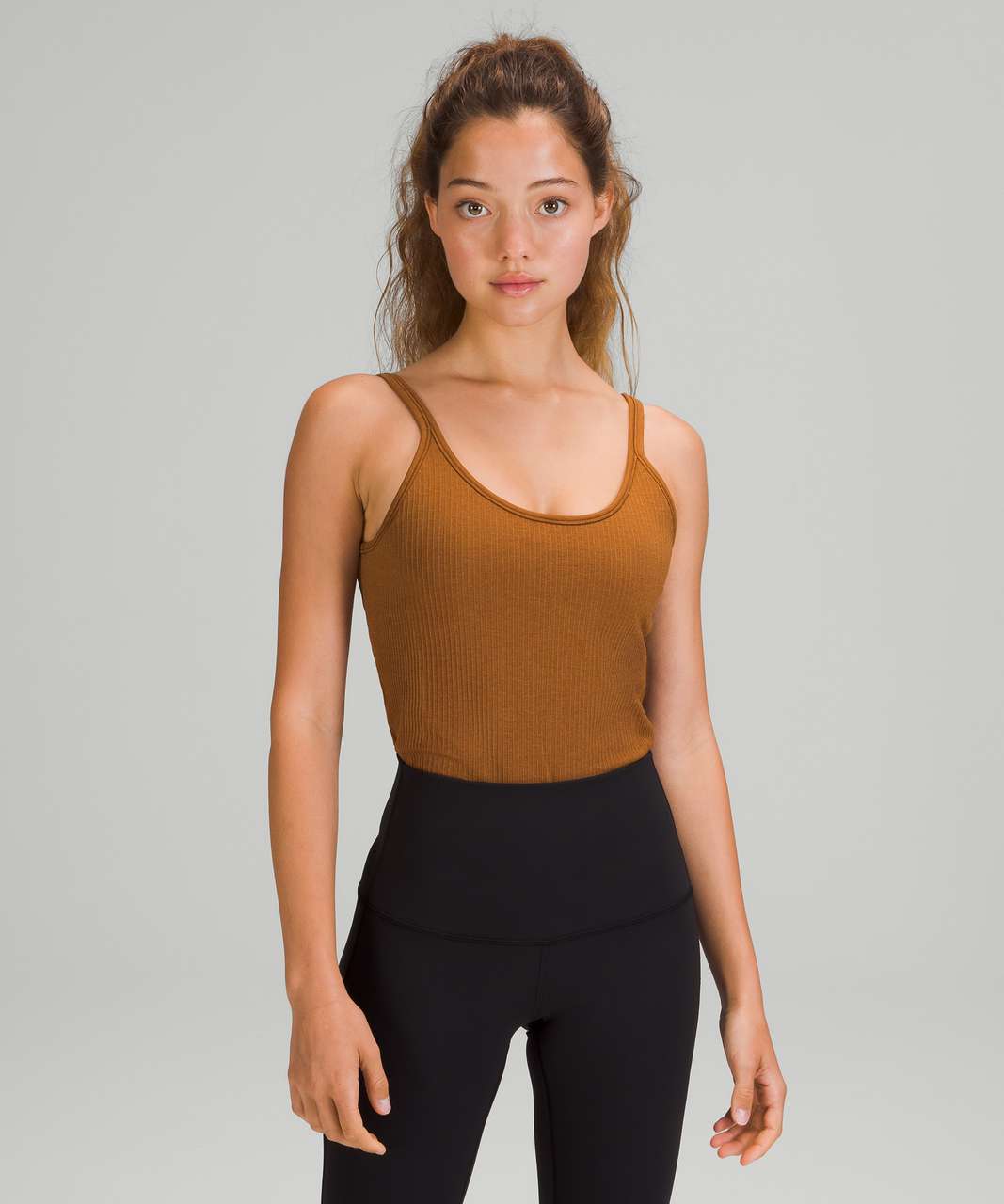 Lululemon Align Ribbed Bra *Light Support C/D Cup - Roasted Brown - lulu  fanatics