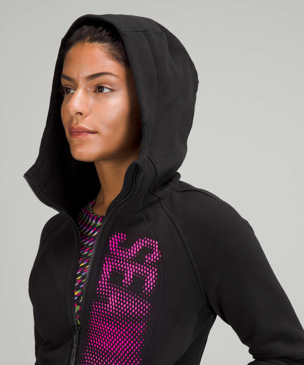 Lululemon SeaWheeze Reflective Scuba Hoodie *Light Cotton Fleece - Black