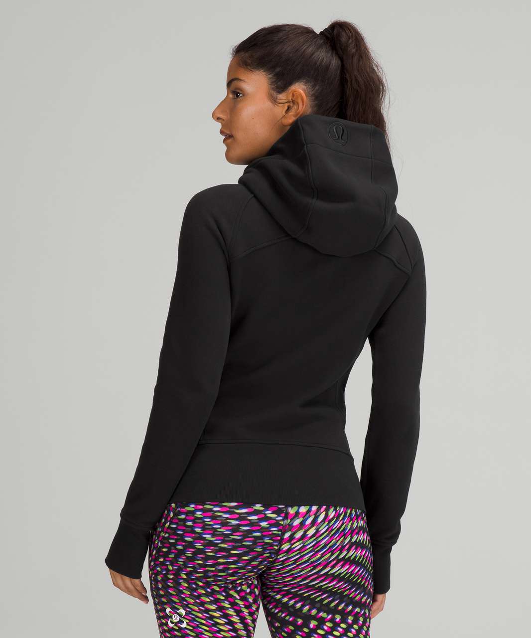 Lululemon SeaWheeze Reflective Scuba Hoodie *Light Cotton Fleece - Black