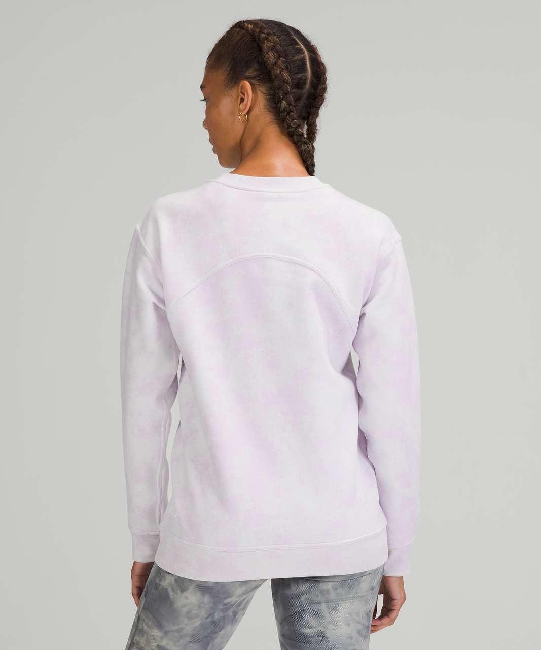 Lululemon SeaWheeze All Yours Crew *Fleece - Astral Alpine White Lavender Dew