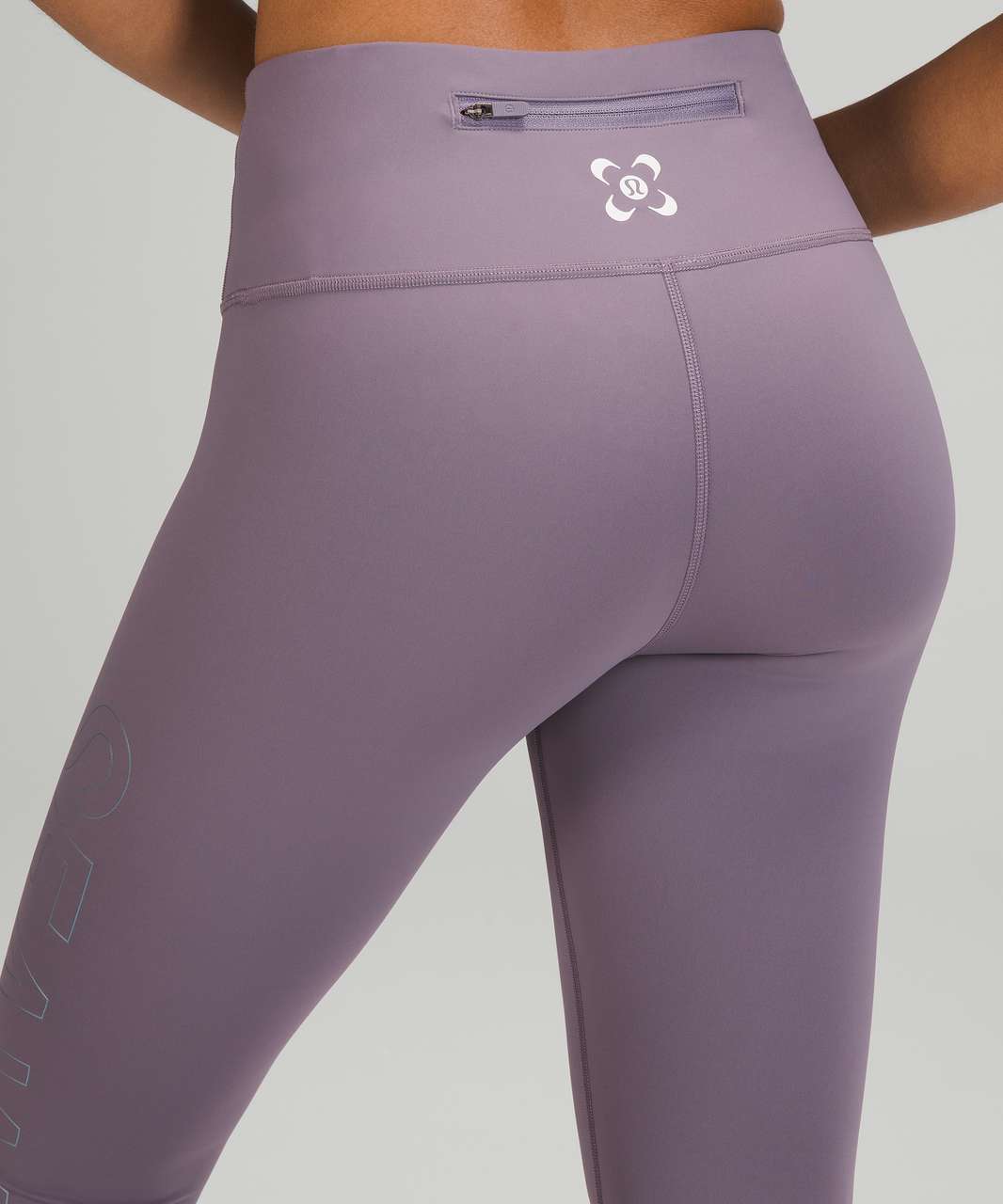 Lululemon Speed Wunder Mid Rise Crop 23 *Speckle Shine - Black / Deep Coal  / Silver - lulu fanatics