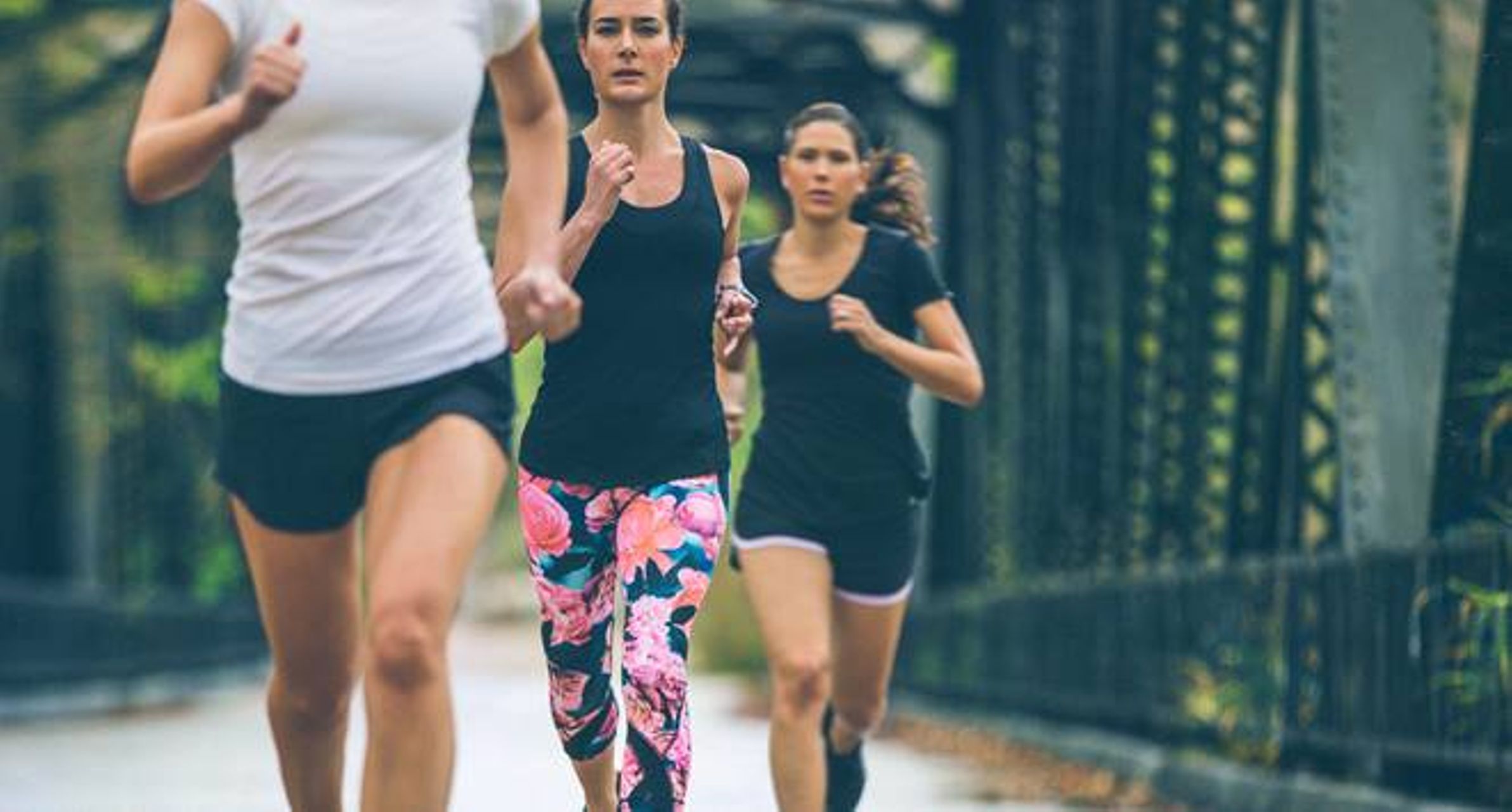 Lululemon Run: Inspire Crop II - Secret Garden / Black