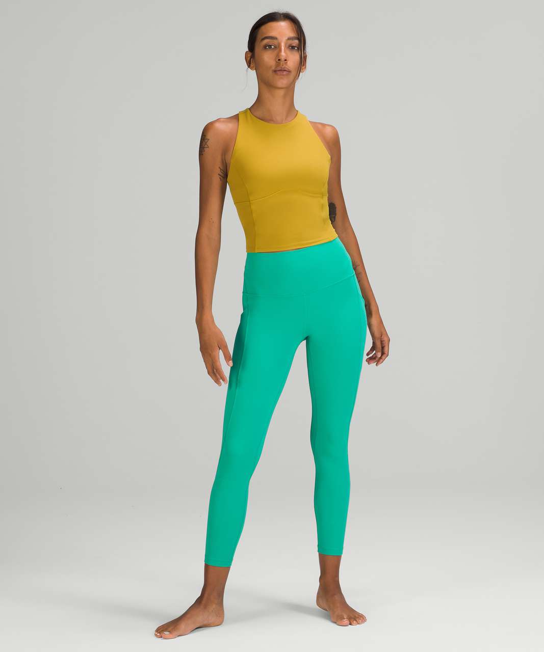 Lululemon Key to Balance Tank Top - Auric Gold - lulu fanatics