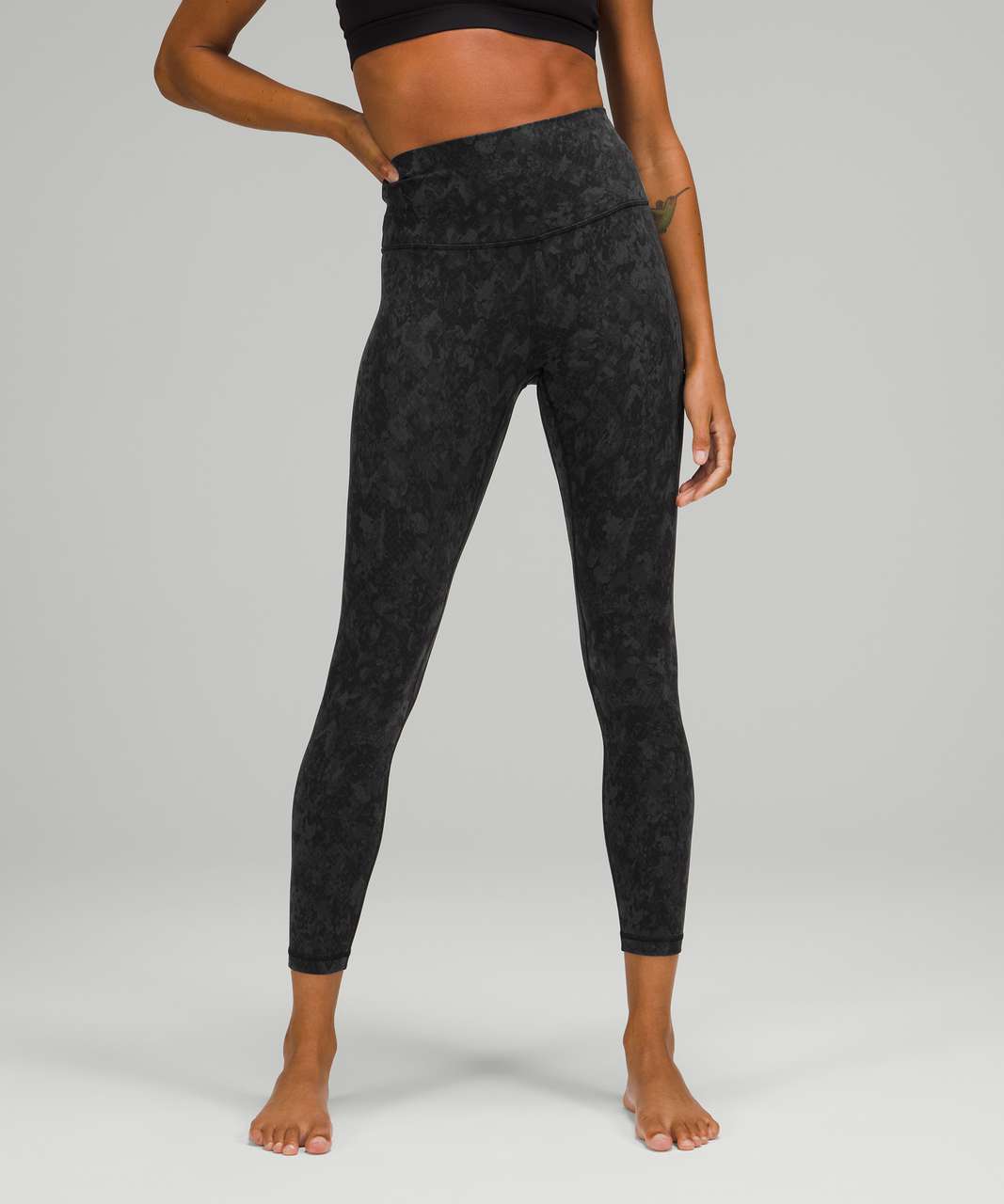 lululemon athletica, Pants & Jumpsuits, Align Pant 25 Leggings Heritage  365 Camo Deep Coal Multi