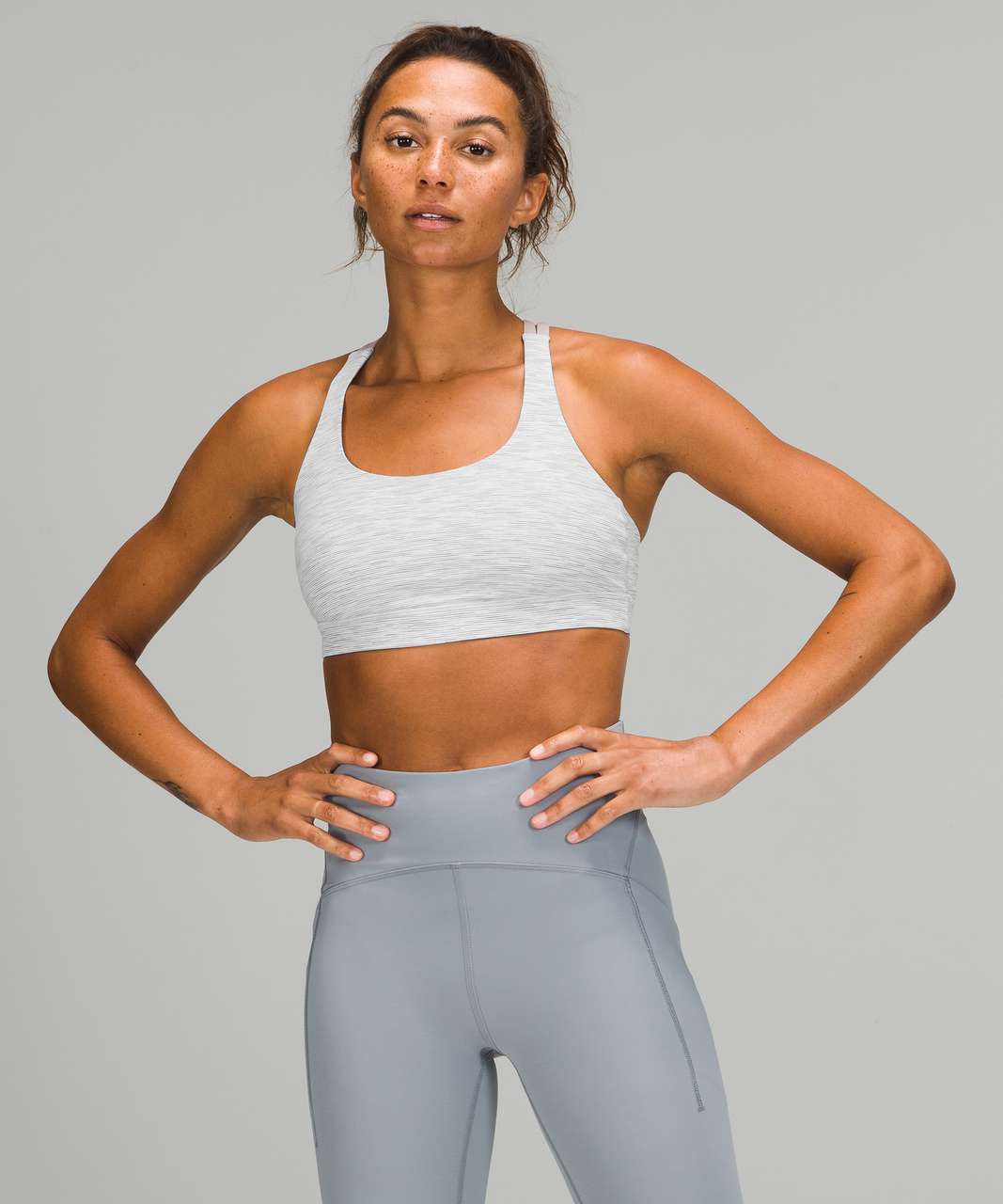 Lululemon Energy Bra Space Ice Grey Alpine White Size 4 Gray - $48 (17% Off  Retail) - From Kendall