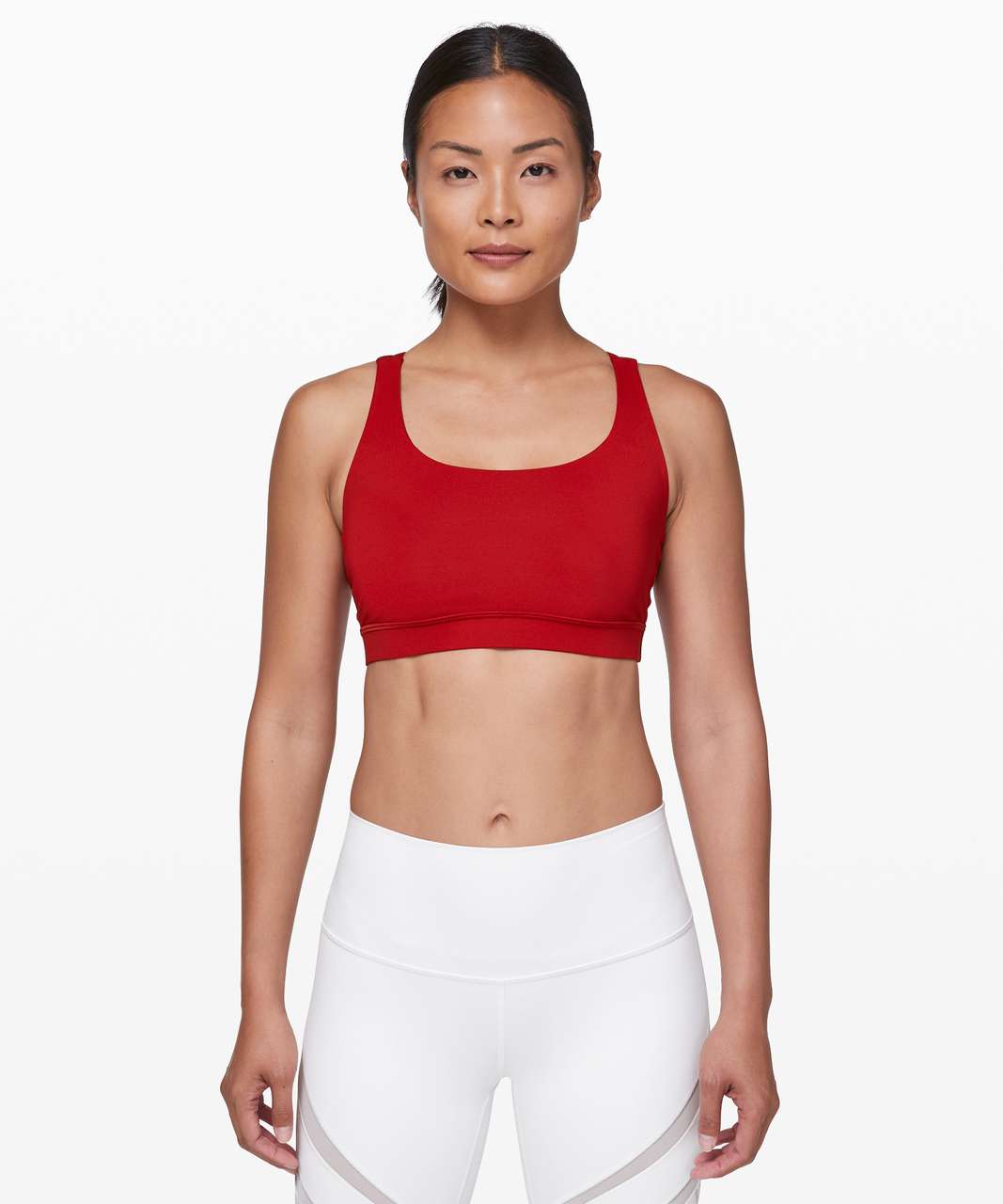 Lululemon Energy Bra *Medium Support, B–D Cups - Dark Red