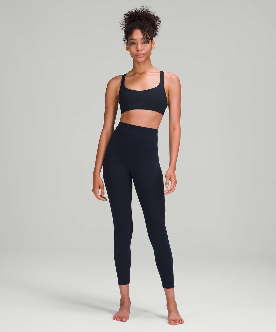 Lululemon Free to Be Bra - Wild *Light Support, A/B Cup - True Navy / Pink Puff