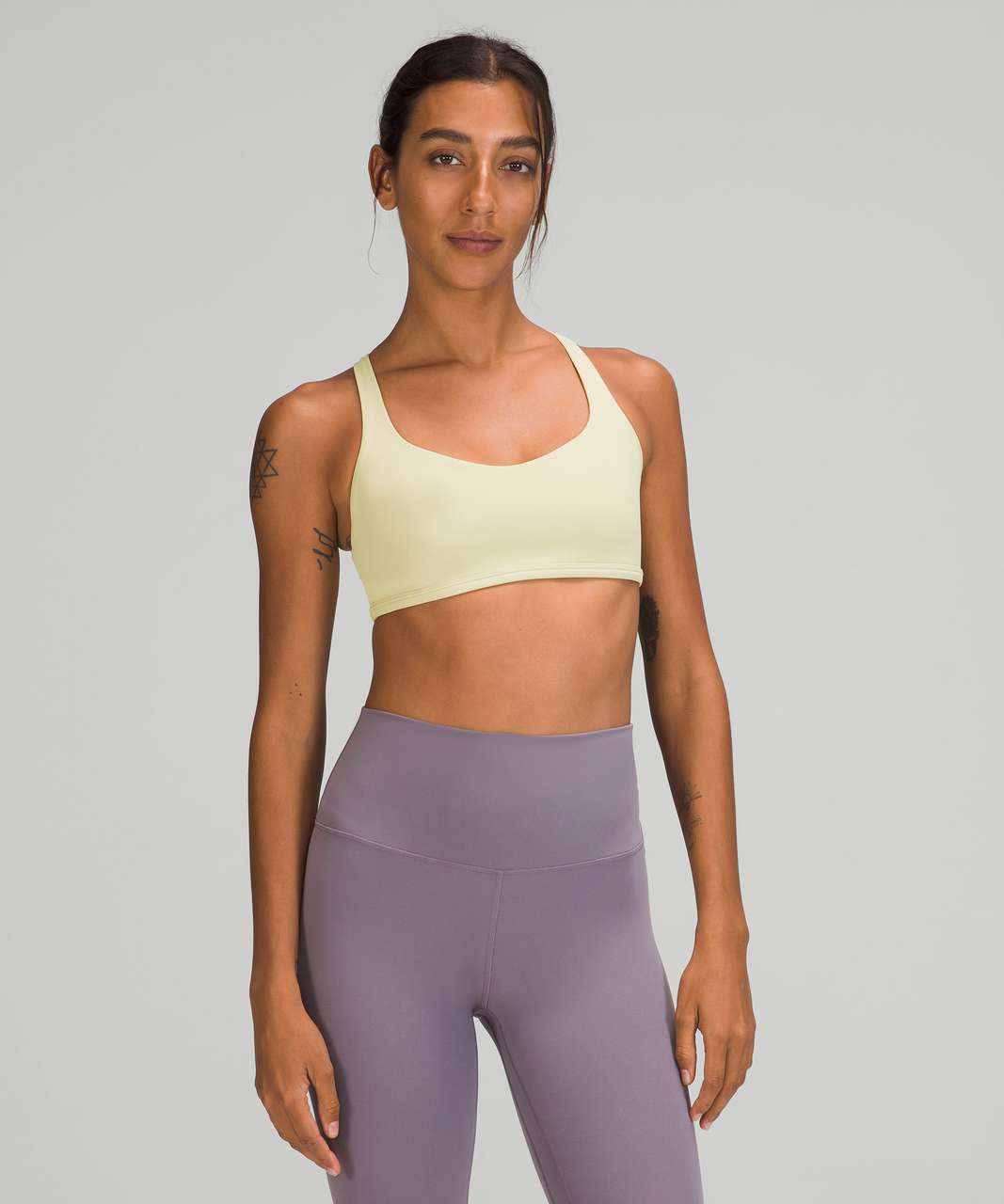 Lululemon Free to Be Bra - Wild *Light Support, A/B Cup - Dew Green