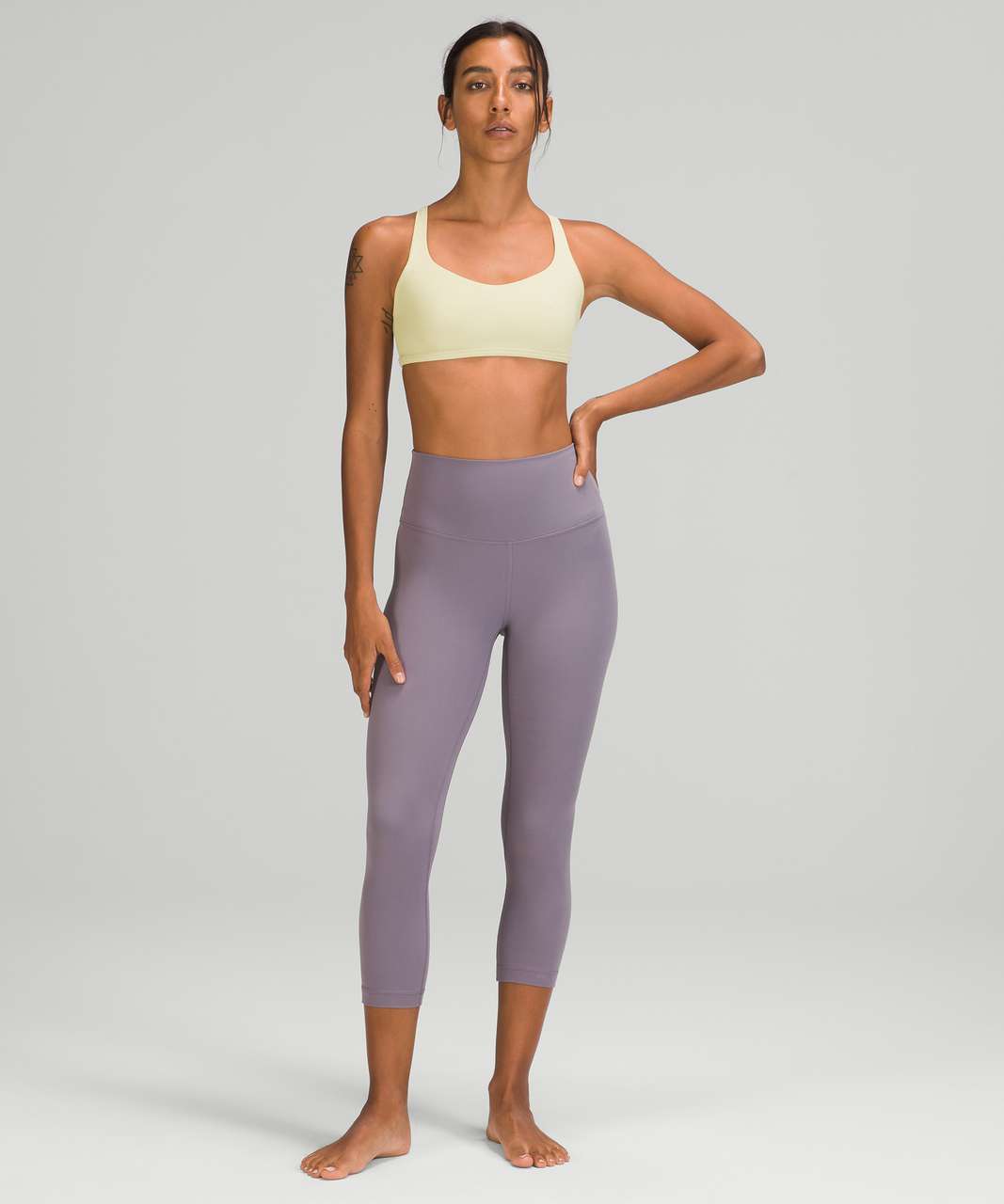 Lululemon Free to Be Bra - Wild *Light Support, A/B Cup - Dew Green
