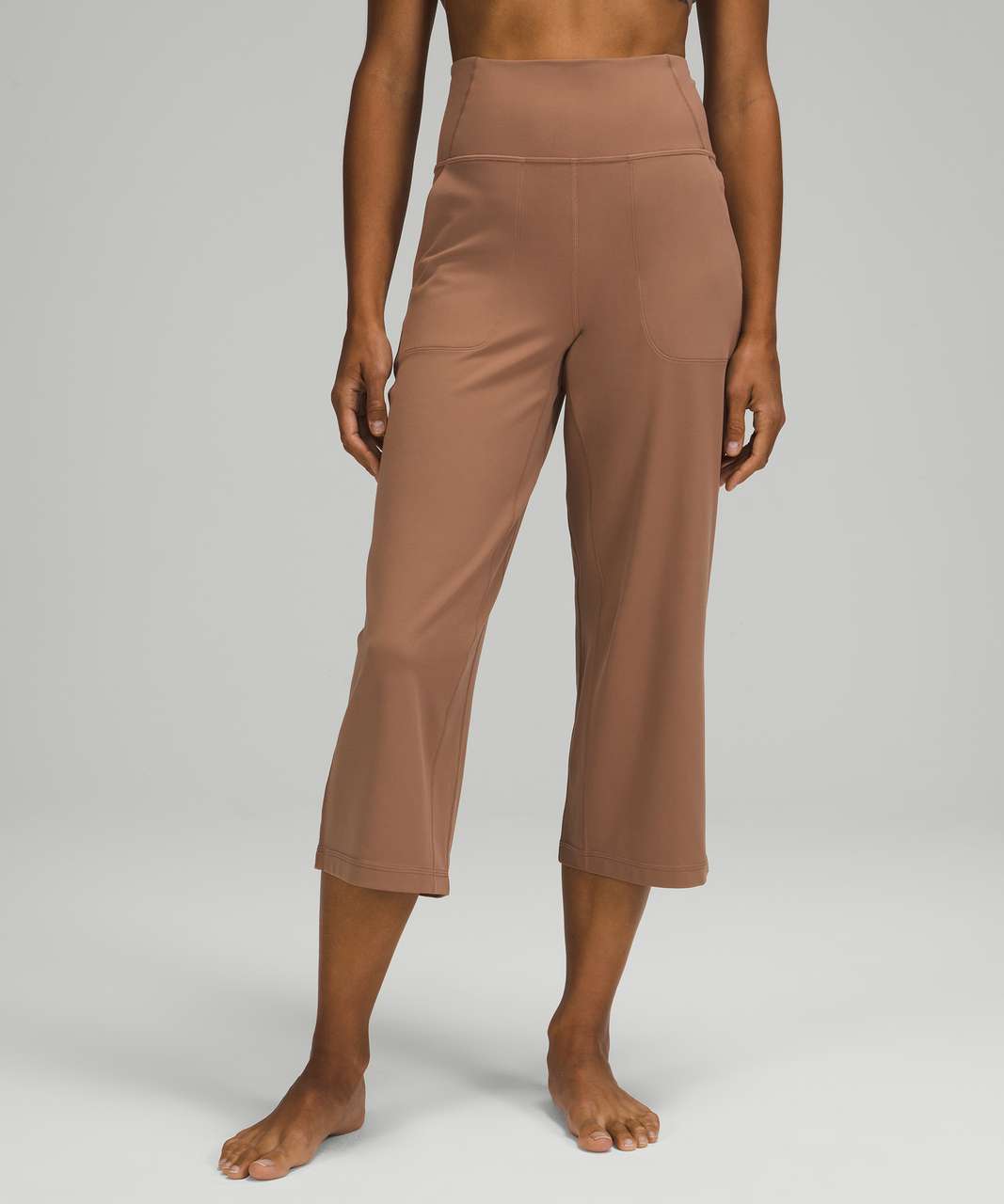 Buy Lululemon Align™ Super-high-rise Wide Leg Crop 23 - Cacao At