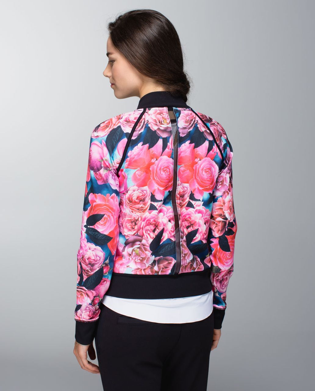 Lululemon Om Me Home Jacket - Secret Garden / Black - lulu fanatics