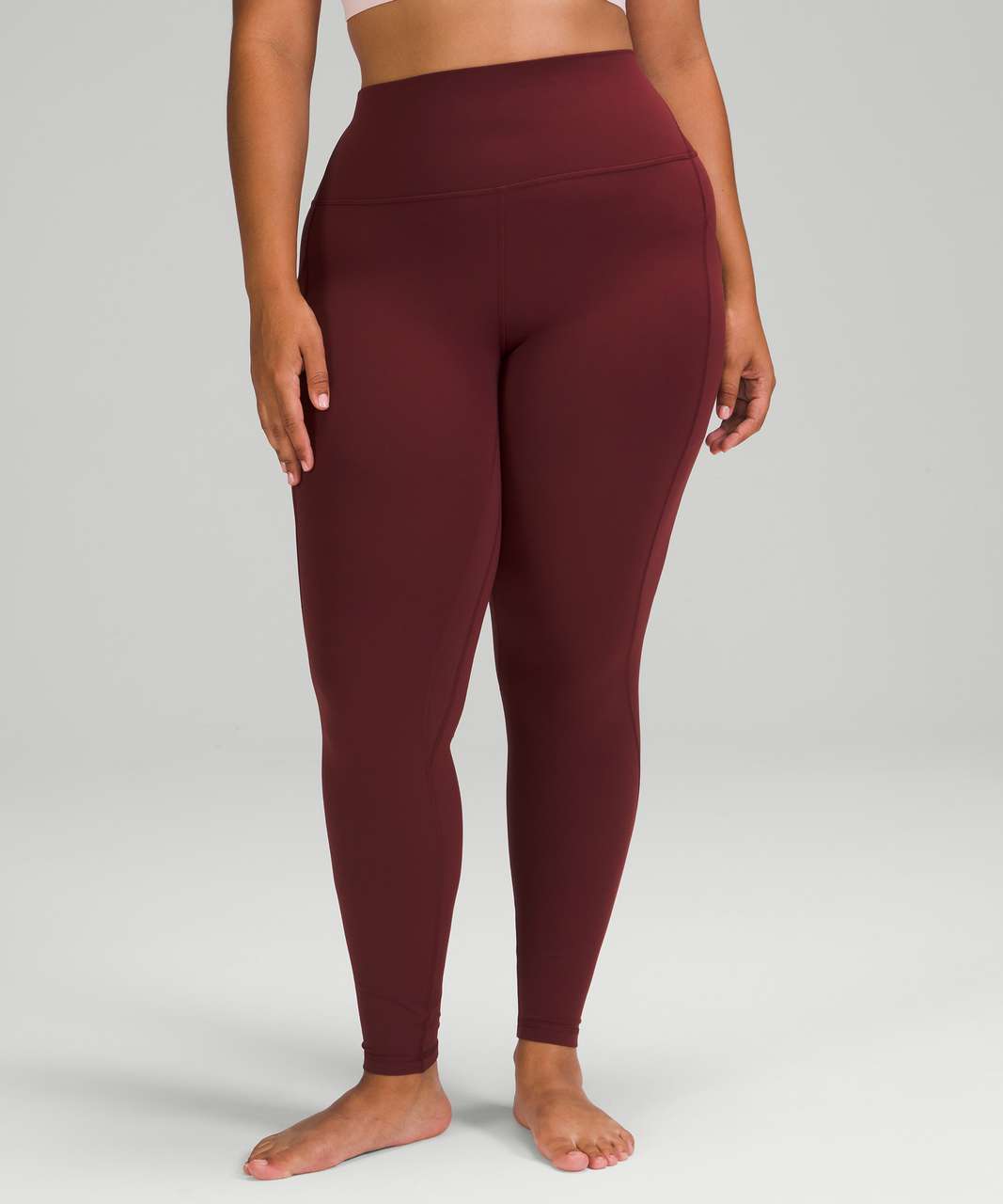 Red High Waisted Leggings - Pocket Leggings - 7/8 Leggings - Lulus