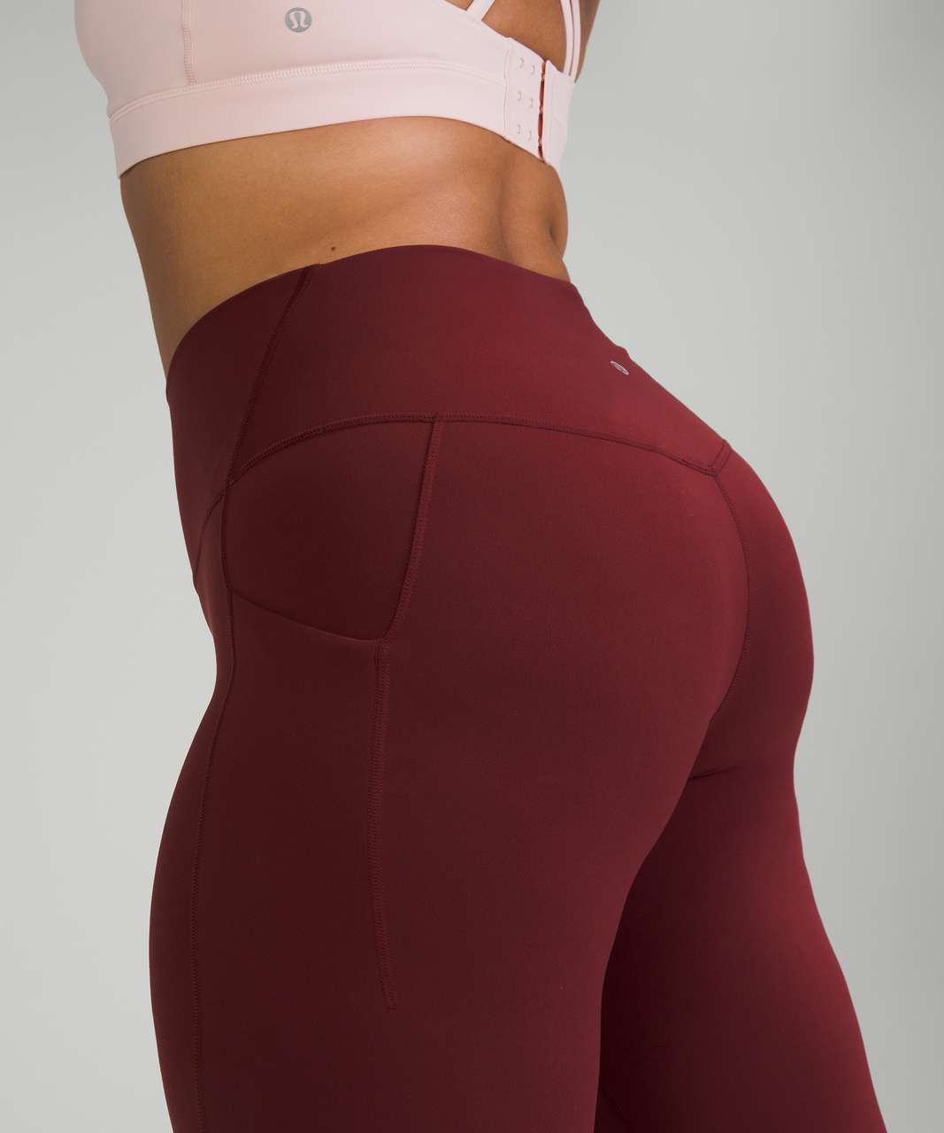 Lululemon Align High-Rise Pant with Pockets 28" - Red Merlot