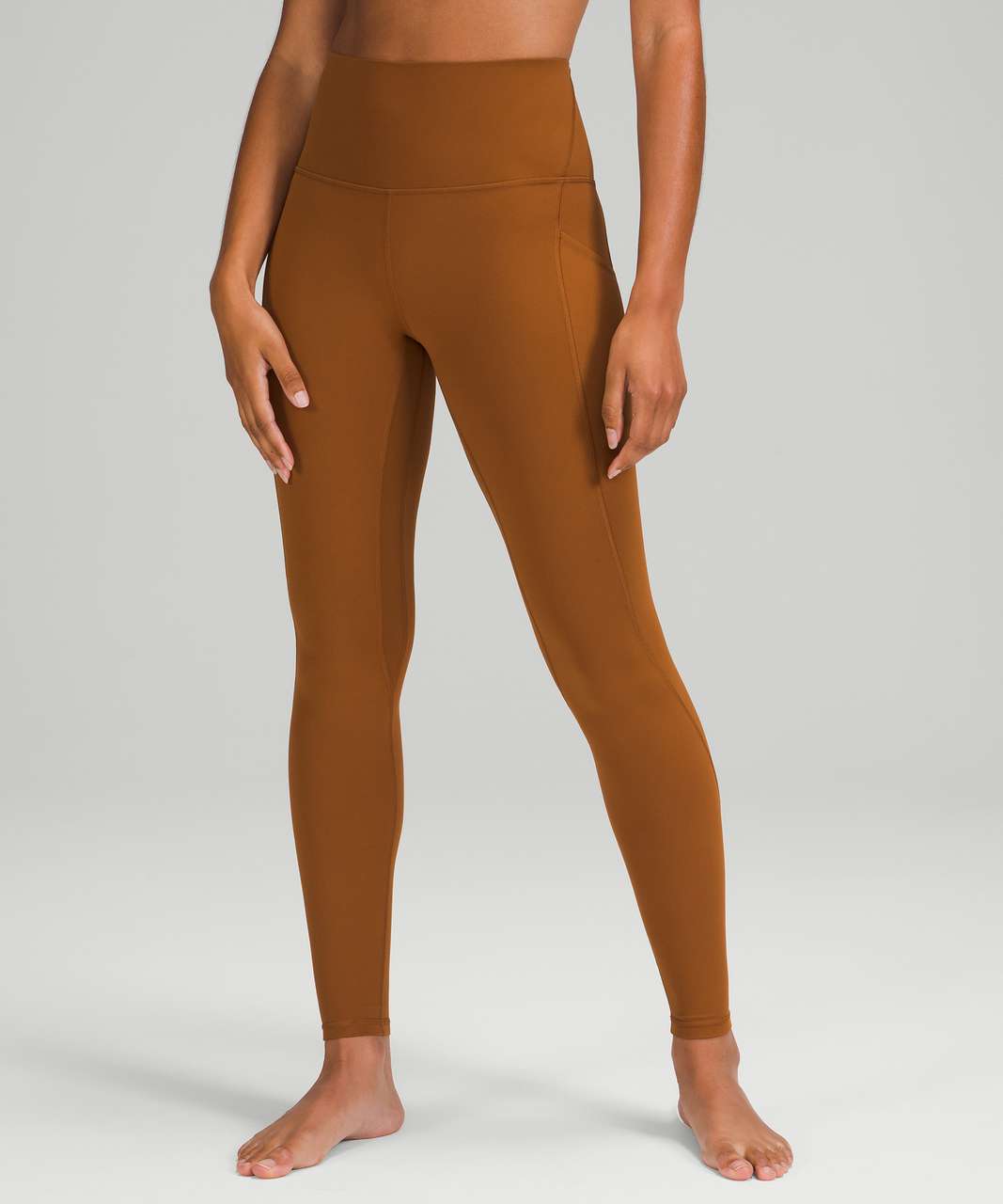 lululemon ALIGN™ HIGH-RISE WITH POCKETS 64CM - Leggings - java/brown -  Zalando.de