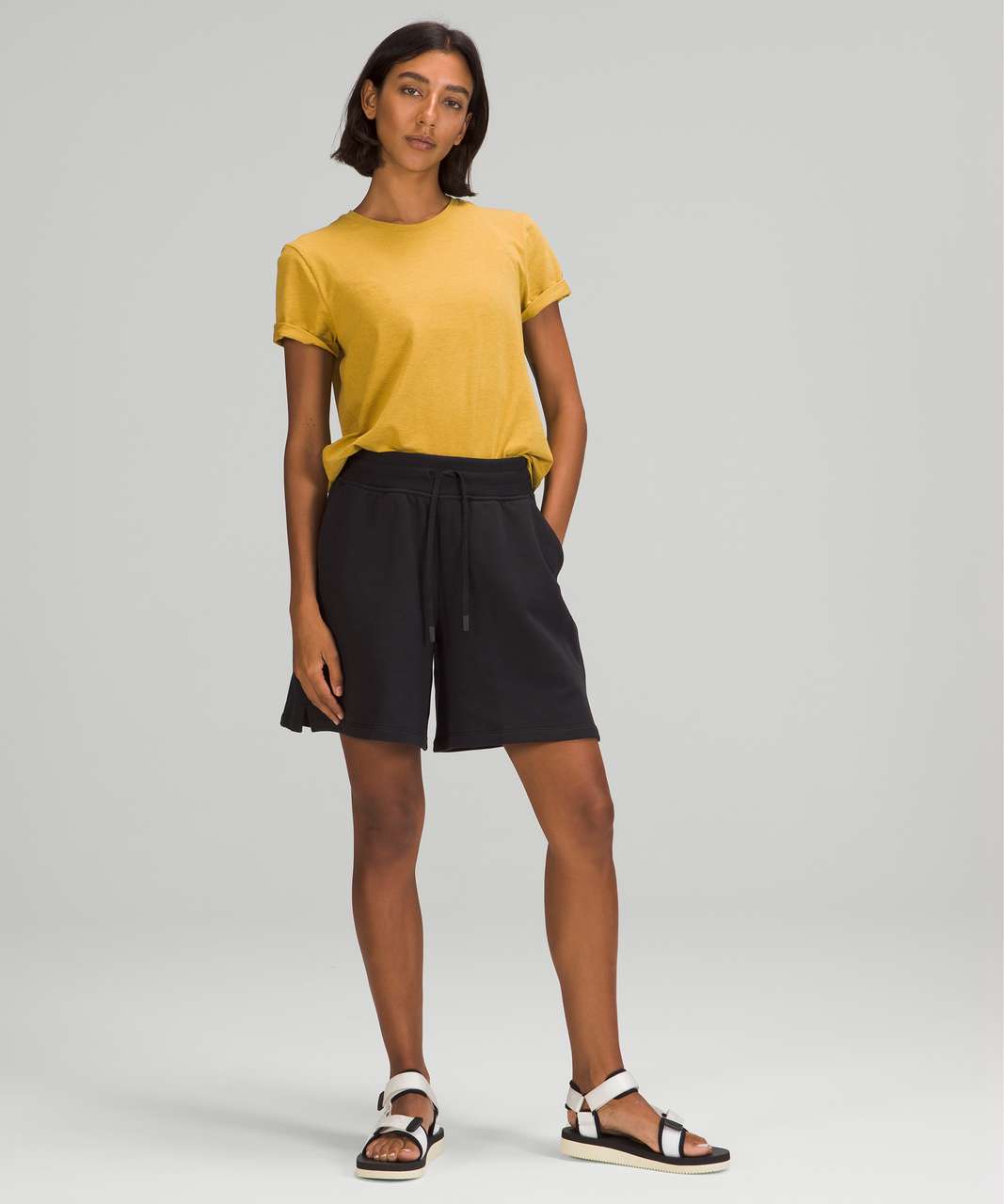 Lululemon Love Crew Short Sleeve T-Shirt - Heathered Auric Gold