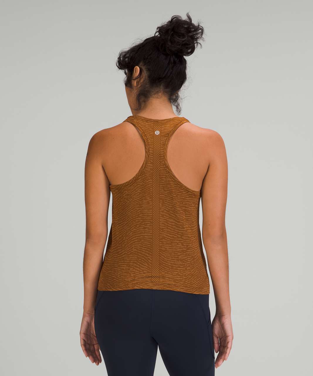 Lululemon Swiftly Tech Racerback Tank Top 2.0 *Race Length - Water Surface Copper Brown / Bold Beige