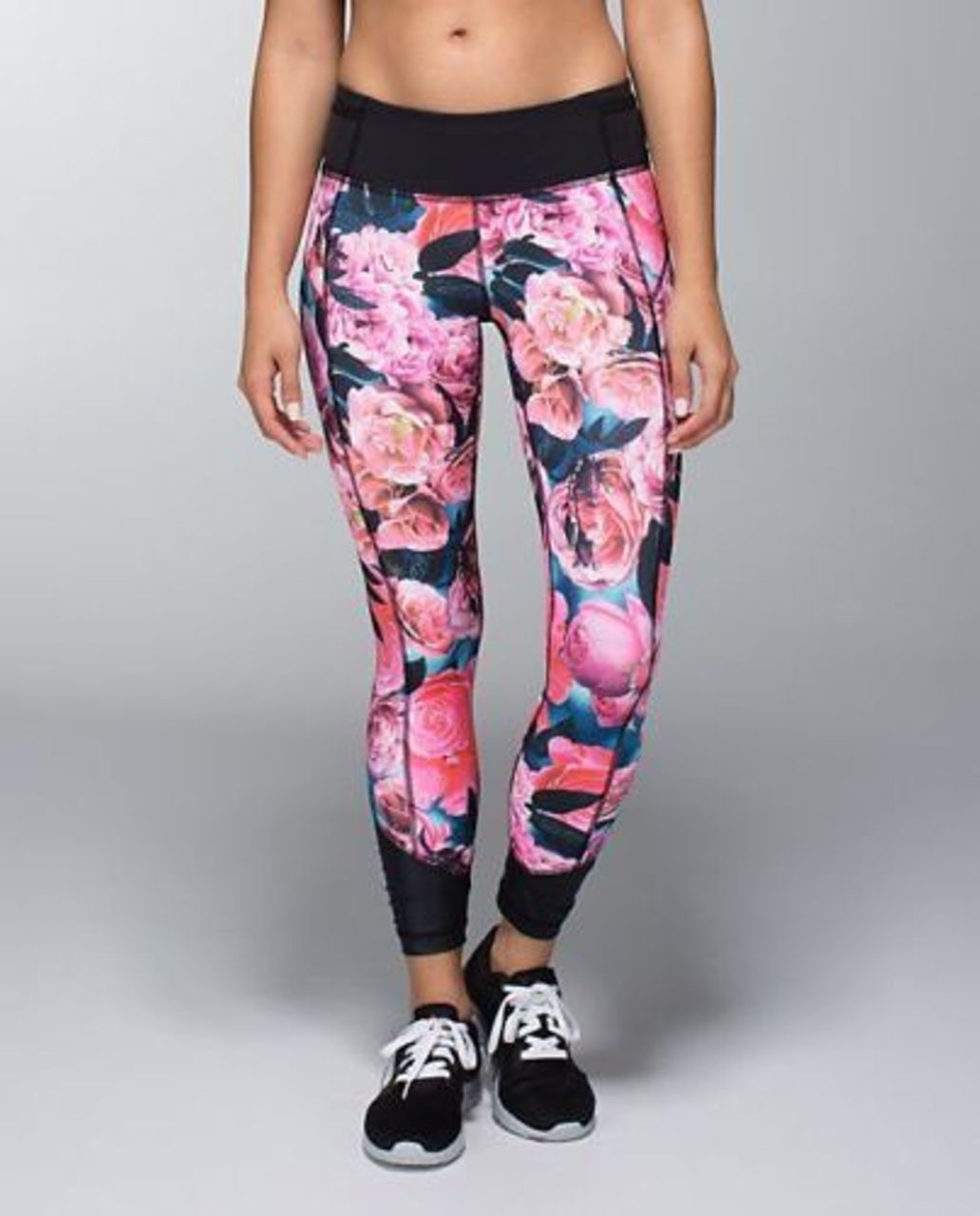 Lululemon Pace Queen Tight - Secret Garden / Black