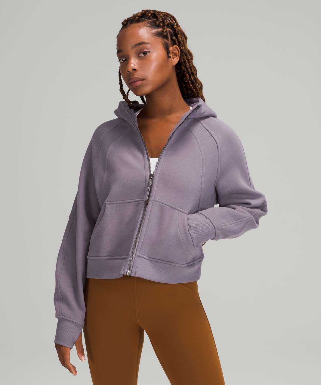 Lululemon Scuba Oversized Full Zip - Dusky Lavender