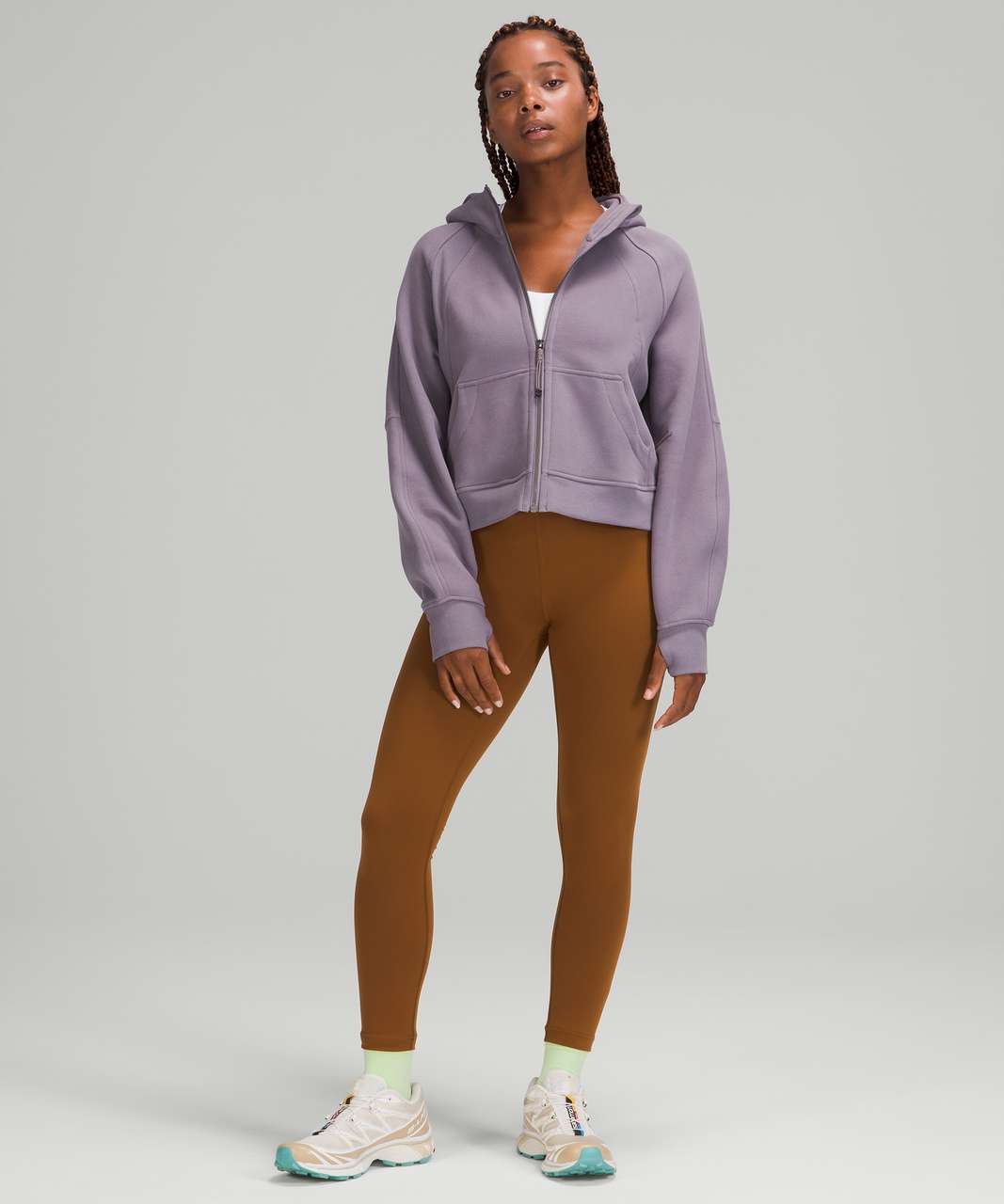 Lululemon Scuba Oversized Full Zip - Dusky Lavender