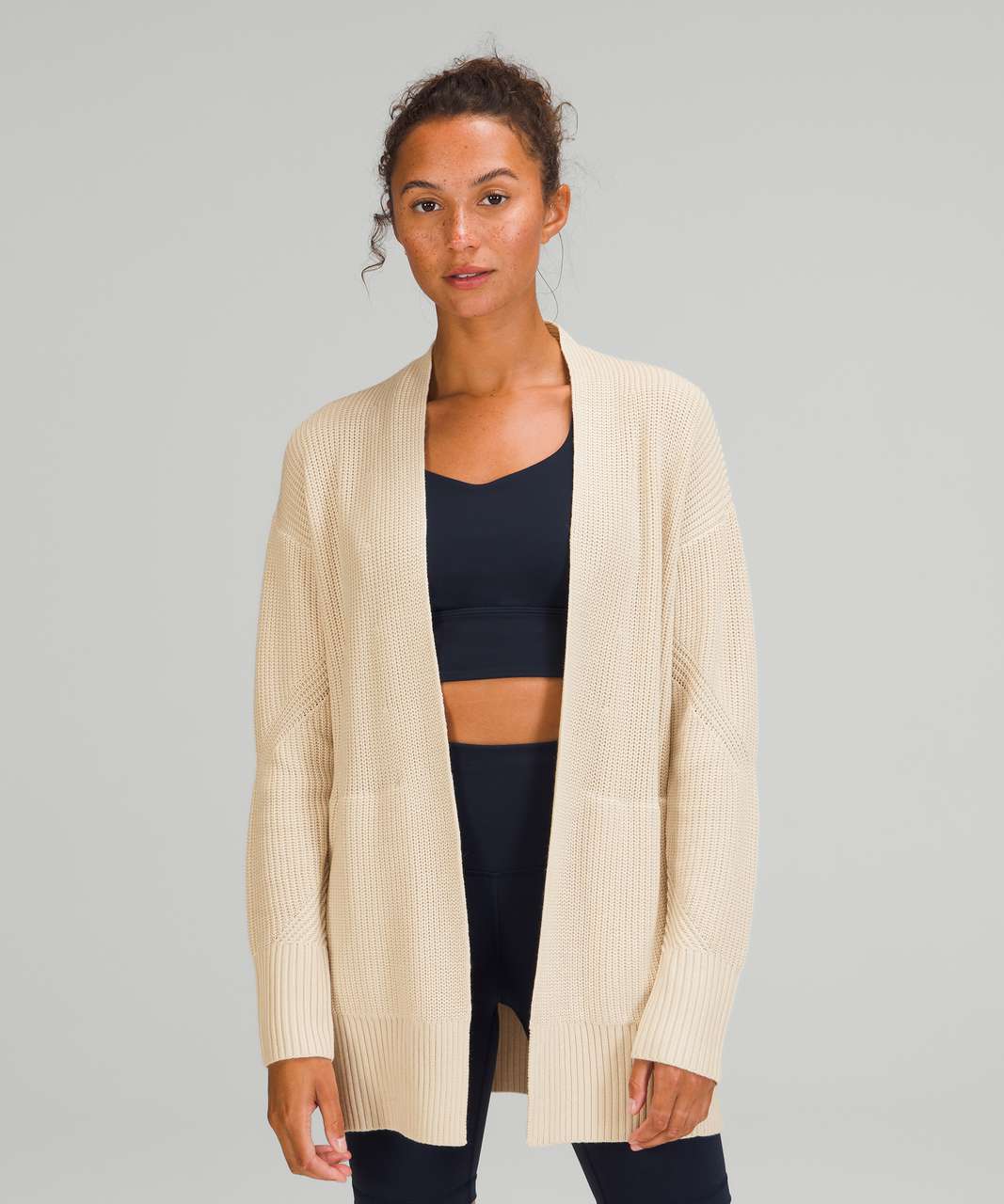 OPAL OVERSIZED CARDIGAN – PAPER LABEL