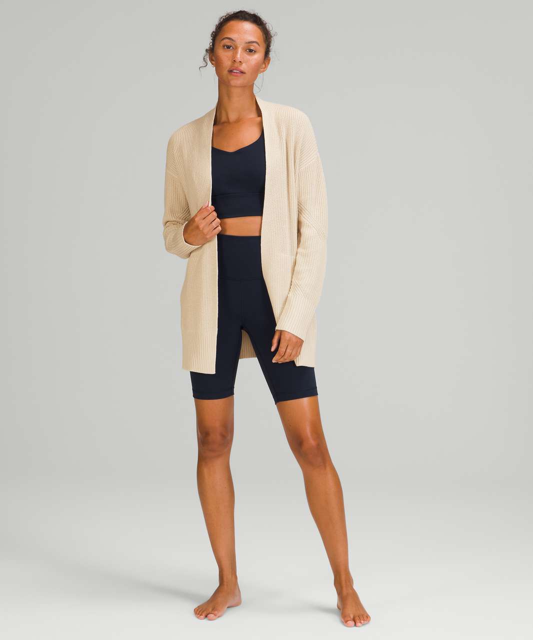 Lululemon Cashlu Sweater Wrap - White Opal