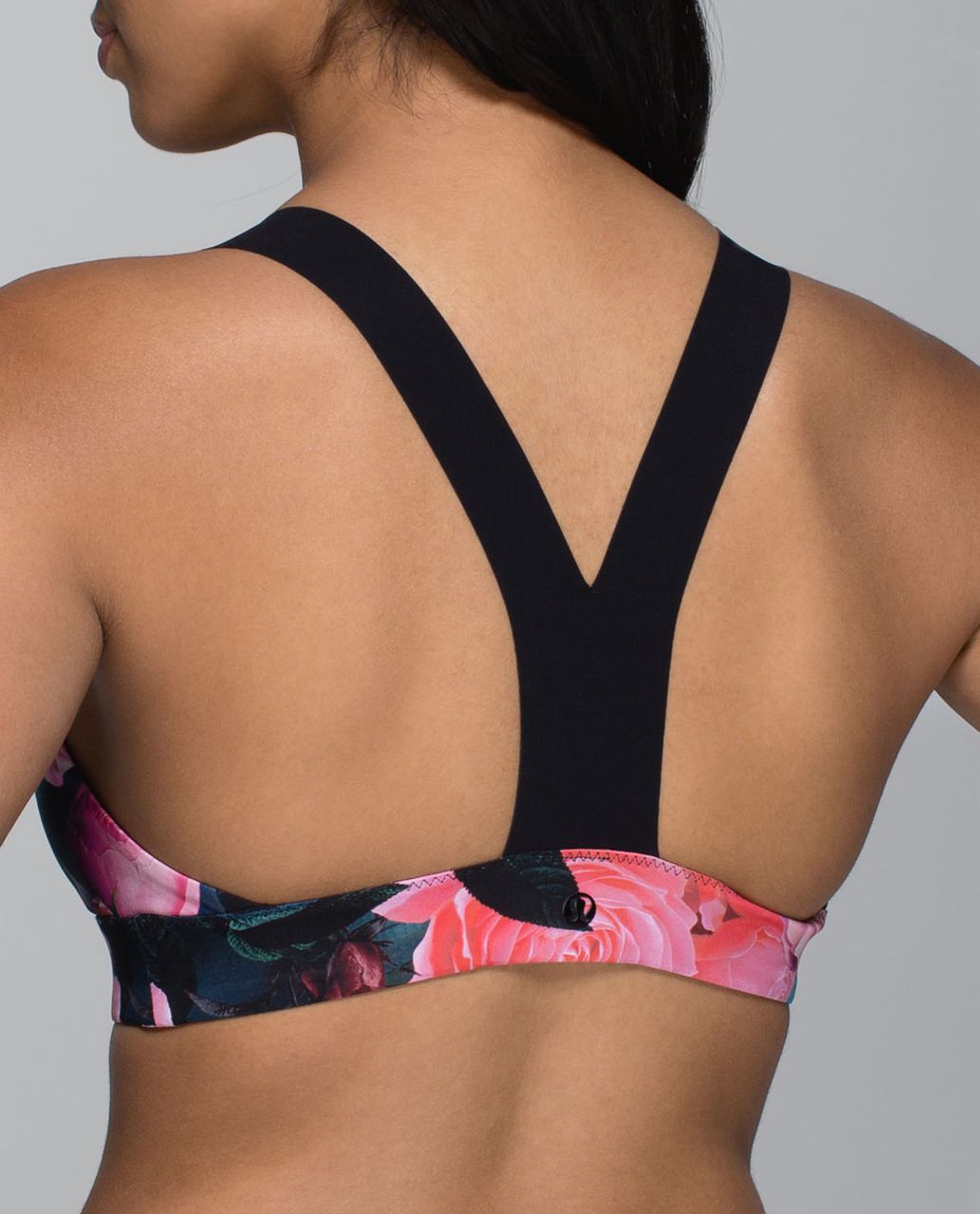 Lululemon Sandy Savasana Top - Secret Garden / Black