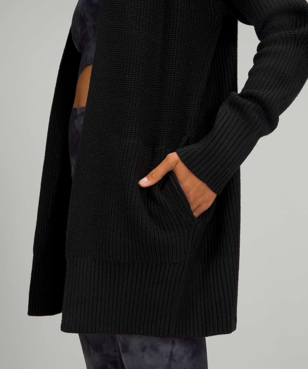 Lululemon Cashlu Sweater Wrap - Black