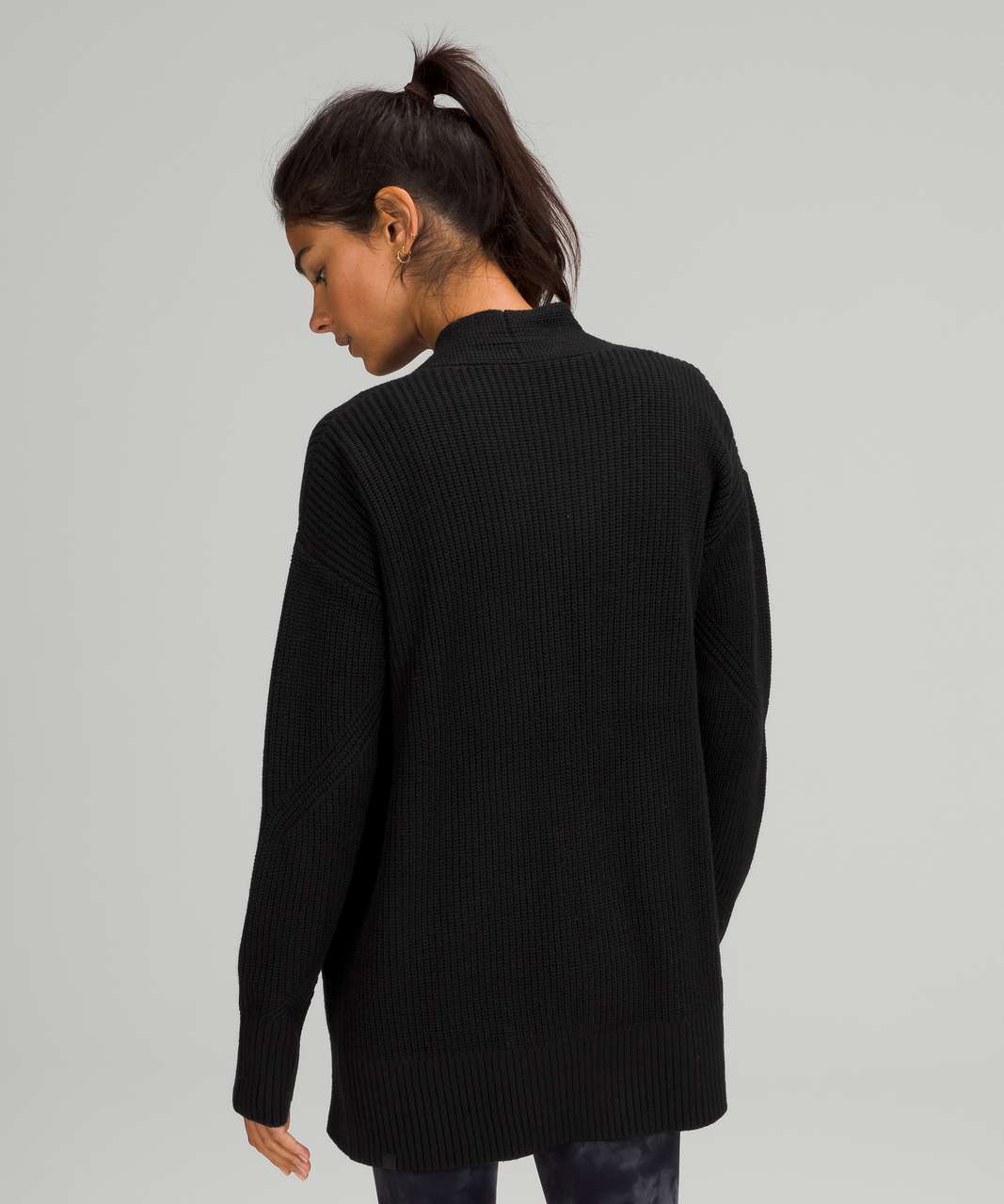 Lululemon Cashlu Sweater Wrap - Black