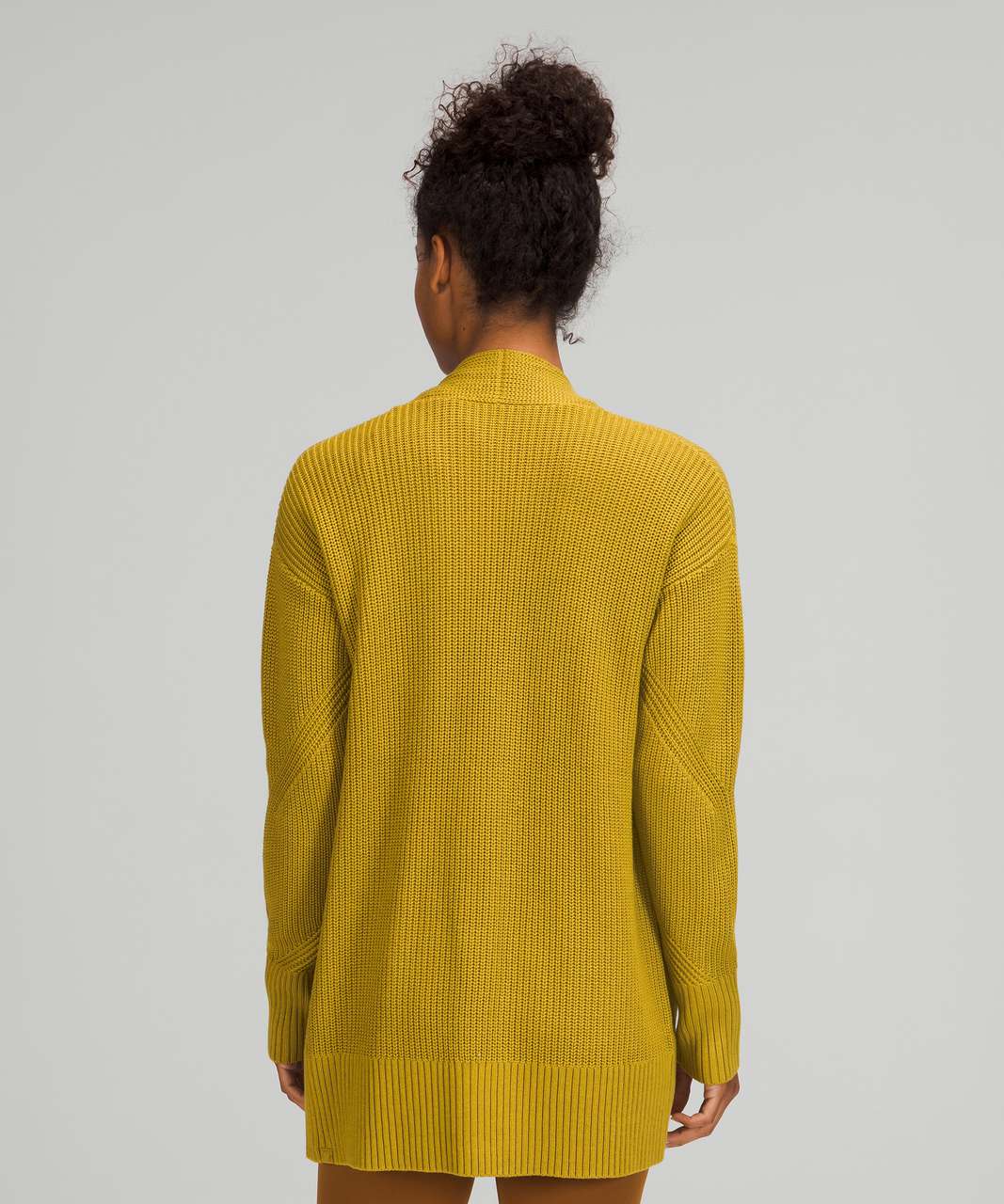 Lululemon Cashlu Sweater Wrap - Auric Gold - lulu fanatics