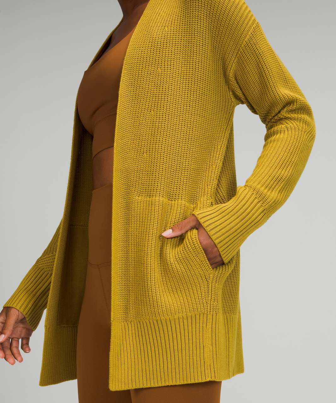 Lululemon Cashlu Sweater Wrap - Auric Gold