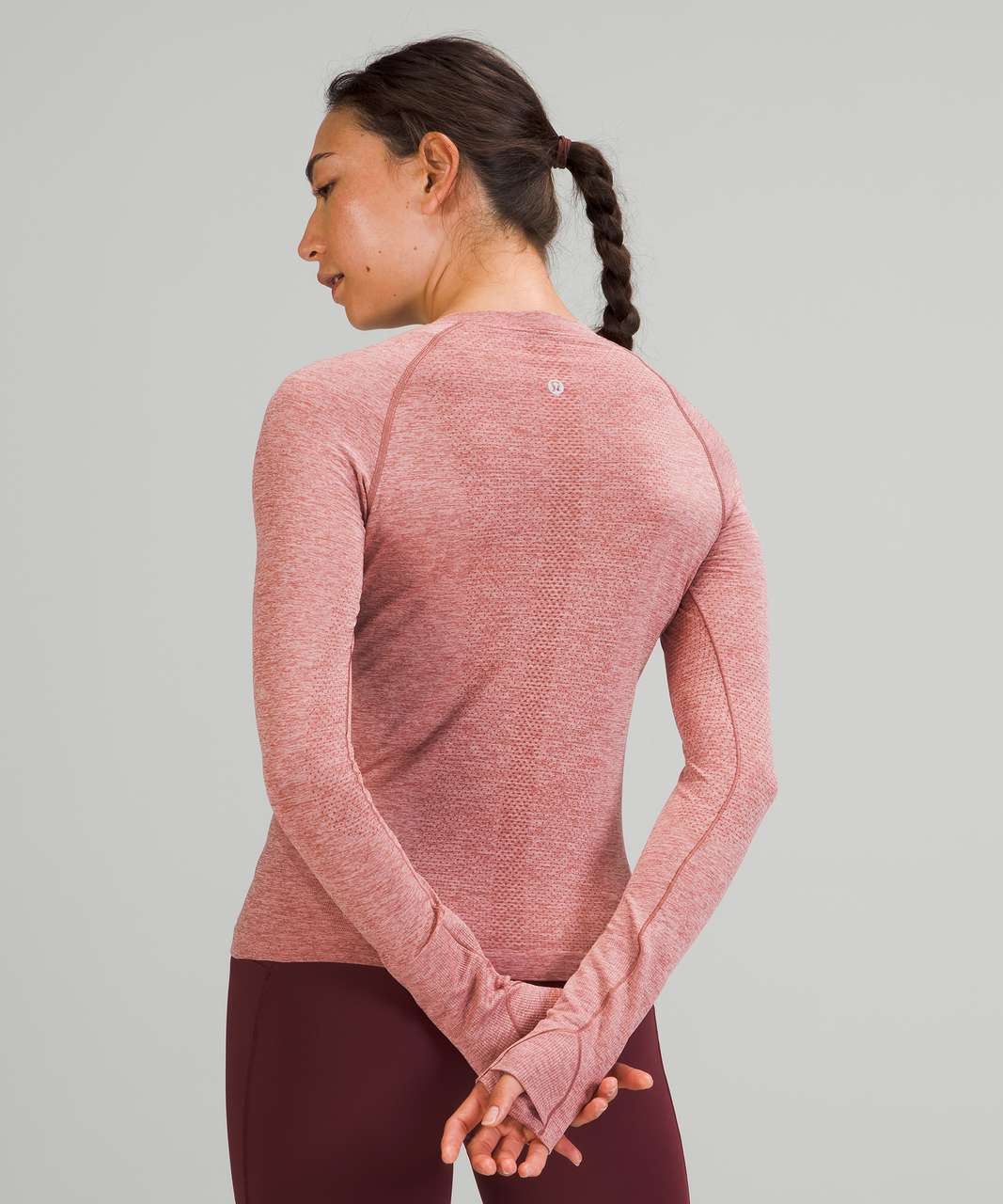 NWT Lululemon Swiftly Tech Long Sleeve Shirt 2.0 Race Length - Pink Peony  Size 4