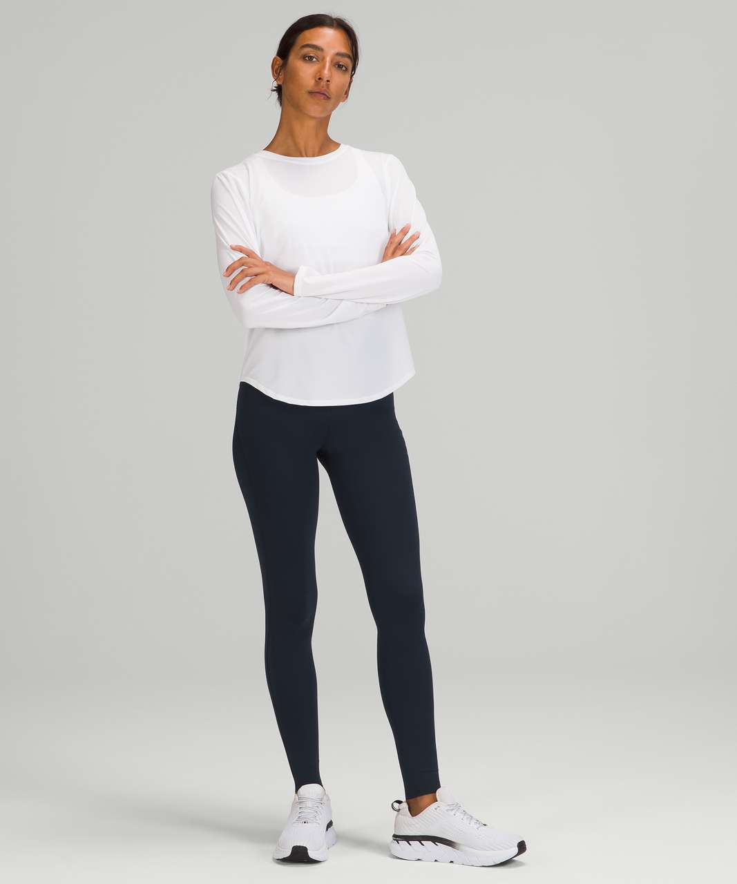 lululemon Base Pace 31 High Rise Tight Legging - Navy (Activewear