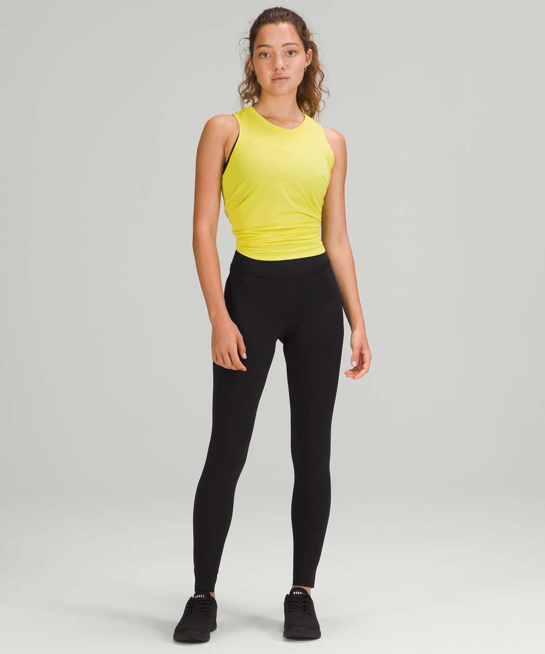 Lululemon Leggings Online Shopping Canada - Black Womens Base Pace  High-Rise Fleece Running Tight 28