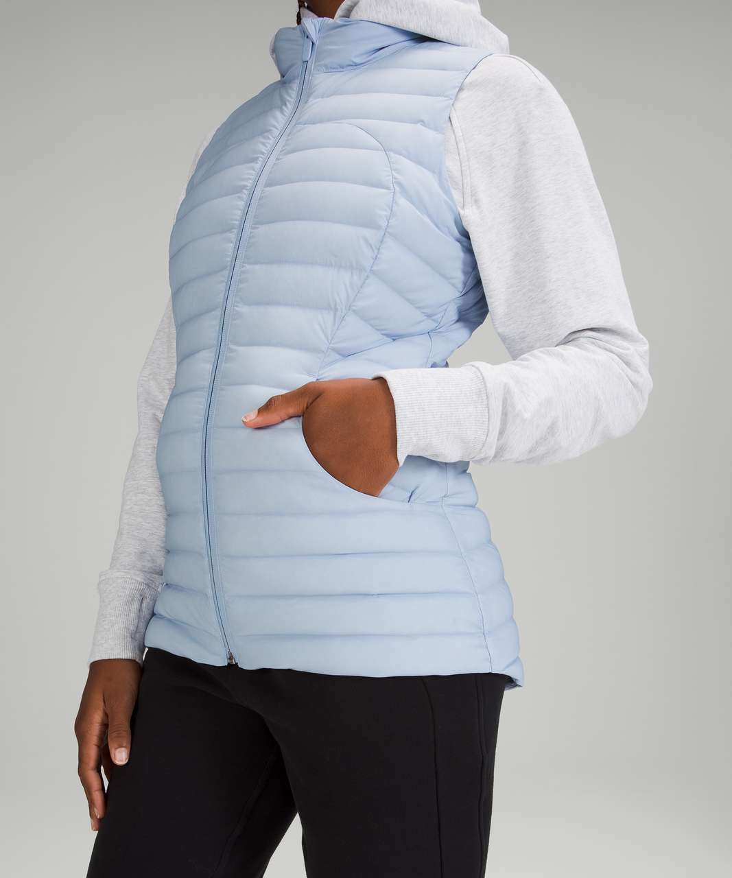 lululemon DOWN FOR IT ALL VEST - Waistcoat - pipe dream blue/blue -  Zalando.de