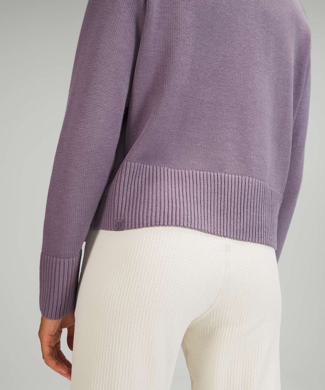 Lululemon Double Knit Sweater Hoodie - Dusky Lavender