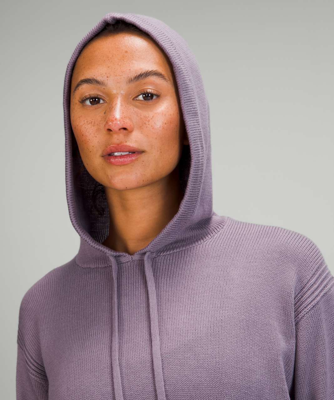 Lululemon Double Knit Sweater Hoodie - Dusky Lavender