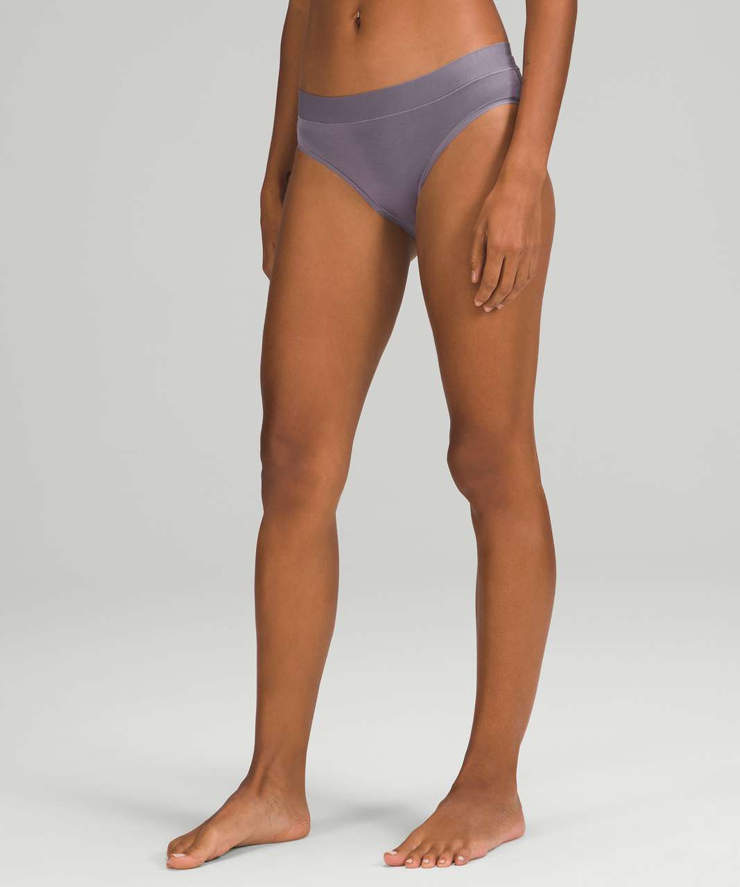 Lululemon UnderEase Mid Rise Bikini Underwear 3 Pack - Chrome / Dusky Lavender / Dew Green