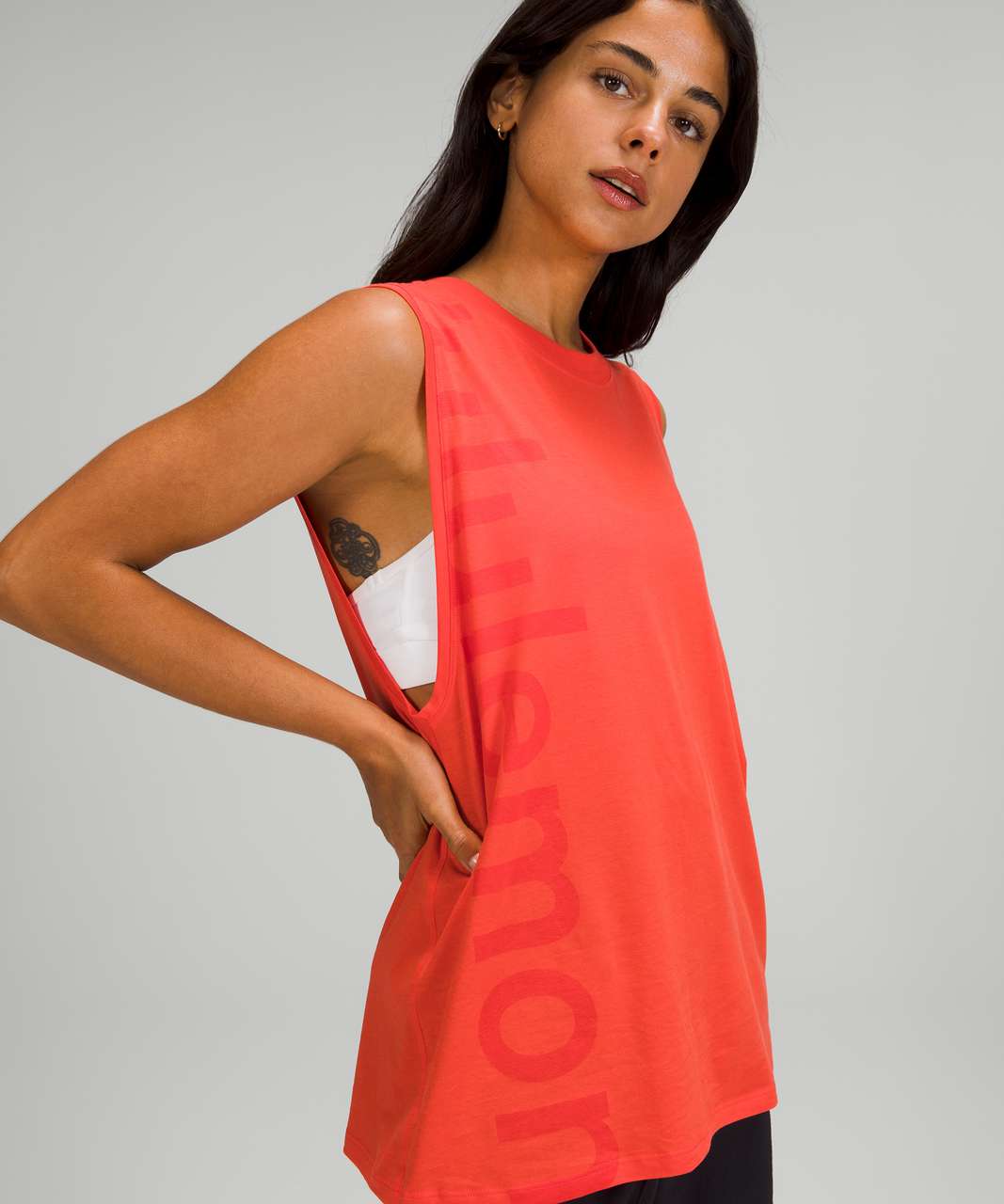 Lululemon All Yours Tank Top *Workmark - Autumn Red