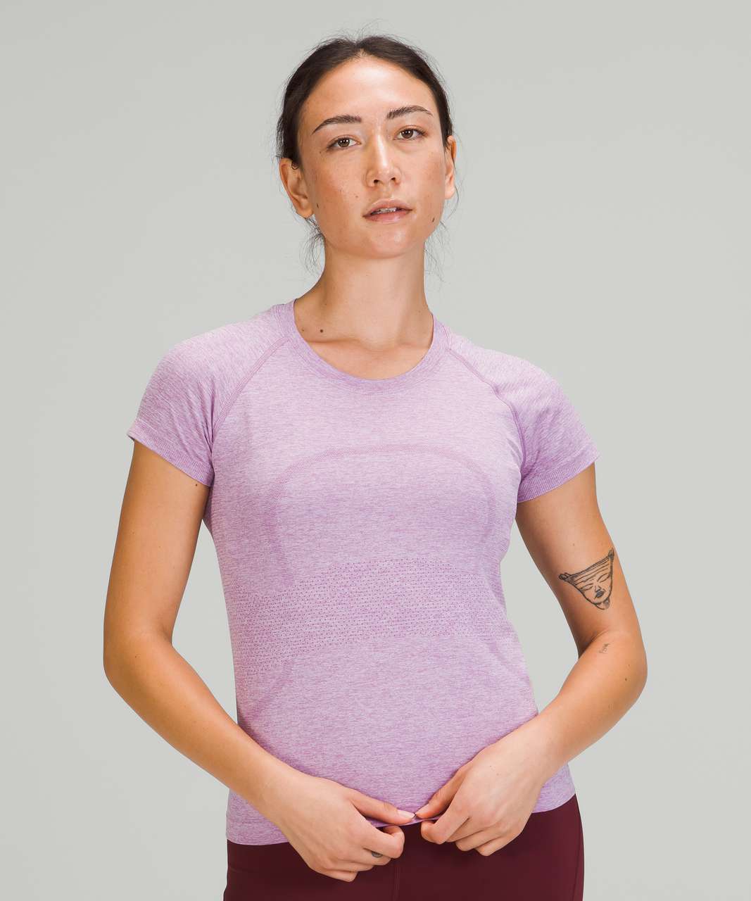 Lululemon Swiftly Tech Short Sleeve Purple Shirt