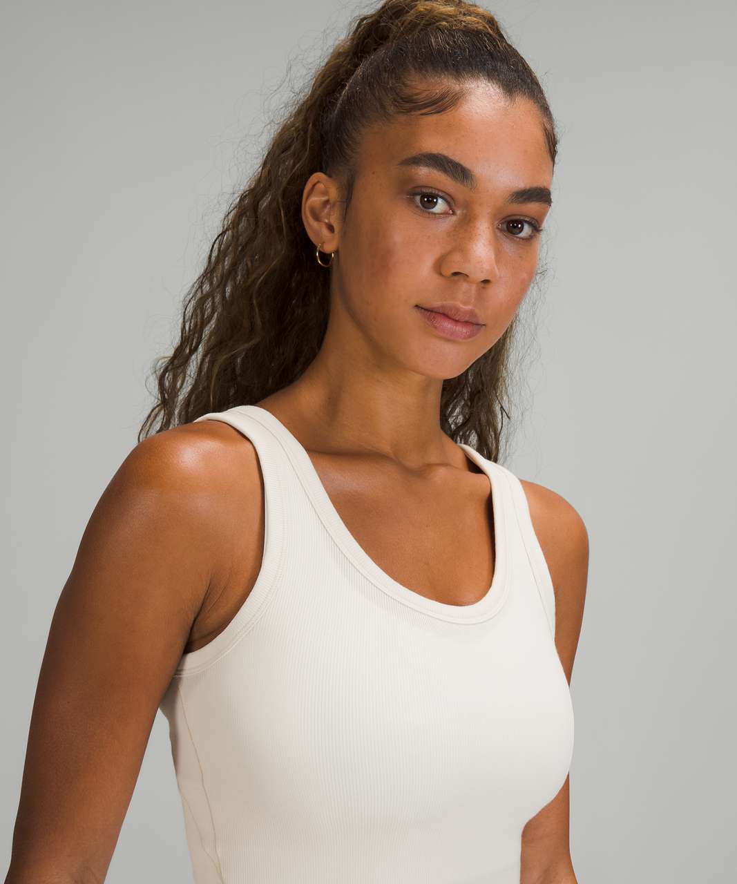 Lululemon Hold Tight Scoop Neck Tank Top - White Opal