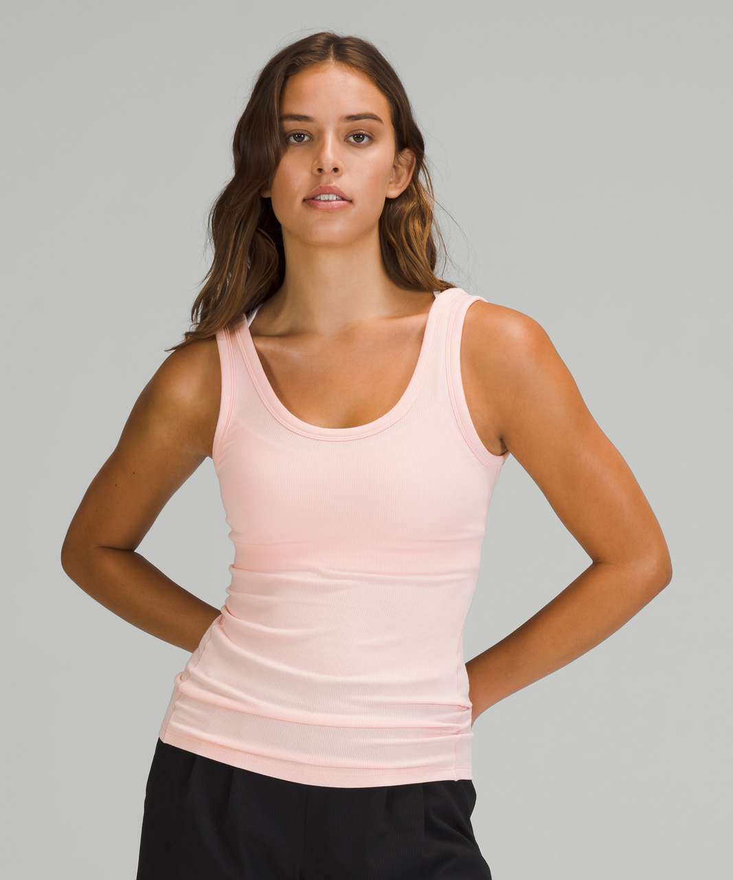 Lululemon Hold Tight Scoop Neck Tank Top - Pink Mist - lulu fanatics