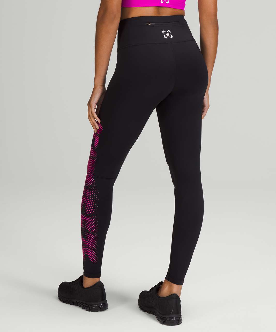 Lululemon Speed Wunder Tight (Nulux) - Florence Speed Wunder 50 G White  Black - lulu fanatics