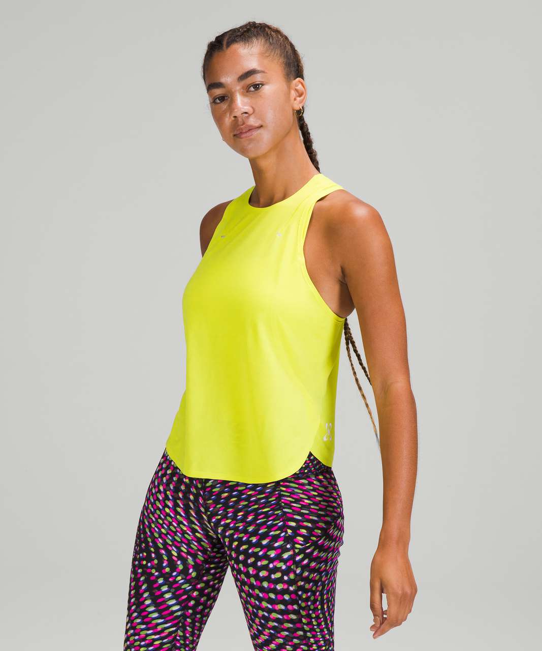 Lululemon SeaWheeze Lightweight Run Kit Tank Top - Yellow Serpentine