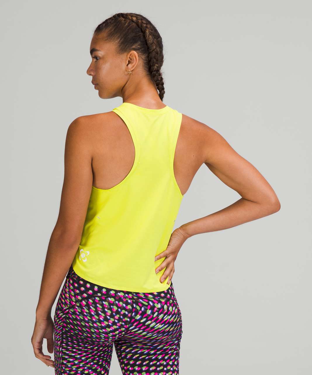 Lululemon SeaWheeze Lightweight Run Kit Tank Top - Yellow Serpentine