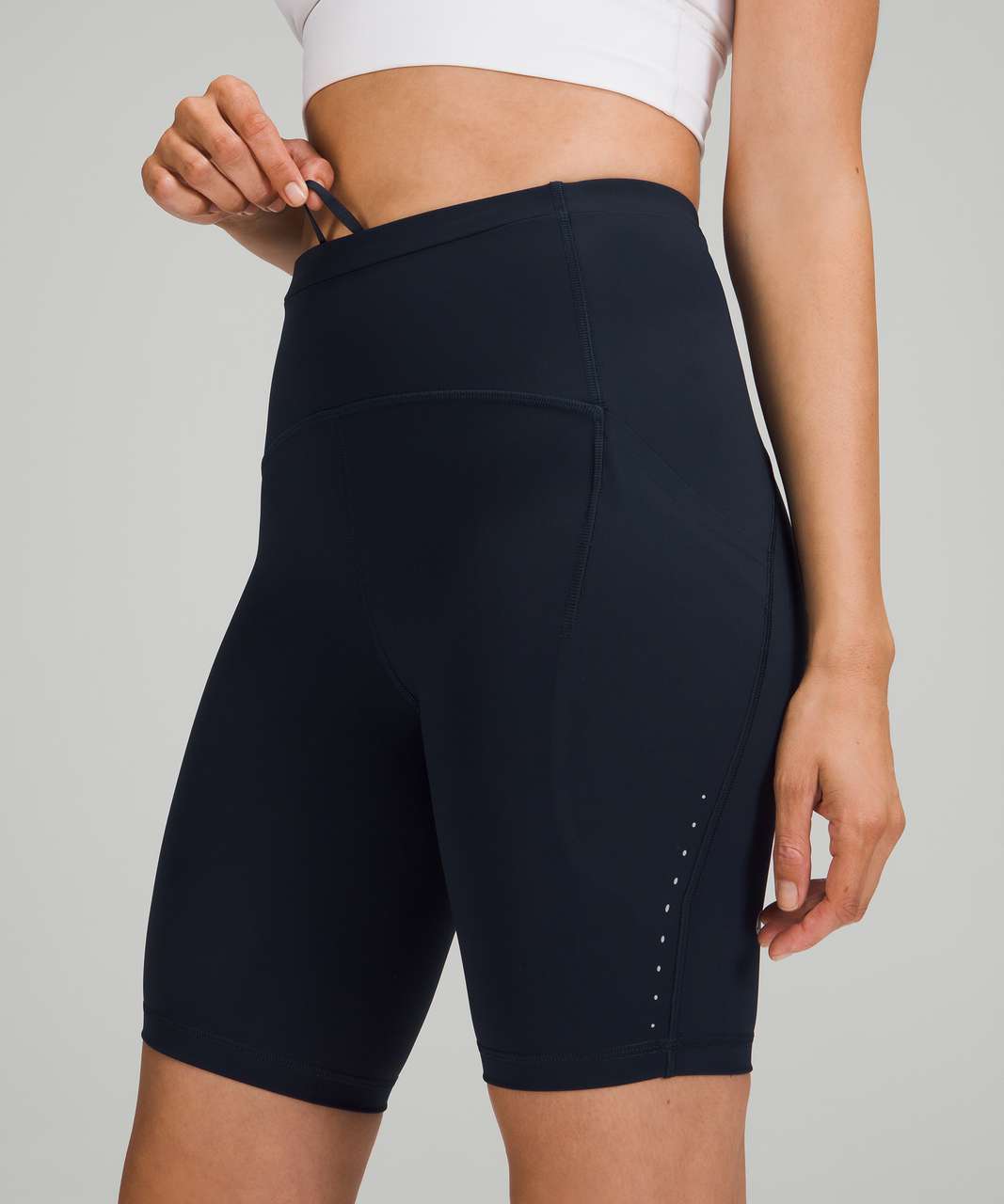 Lululemon Swift Speed High-Rise Short 8 - True Navy - lulu fanatics