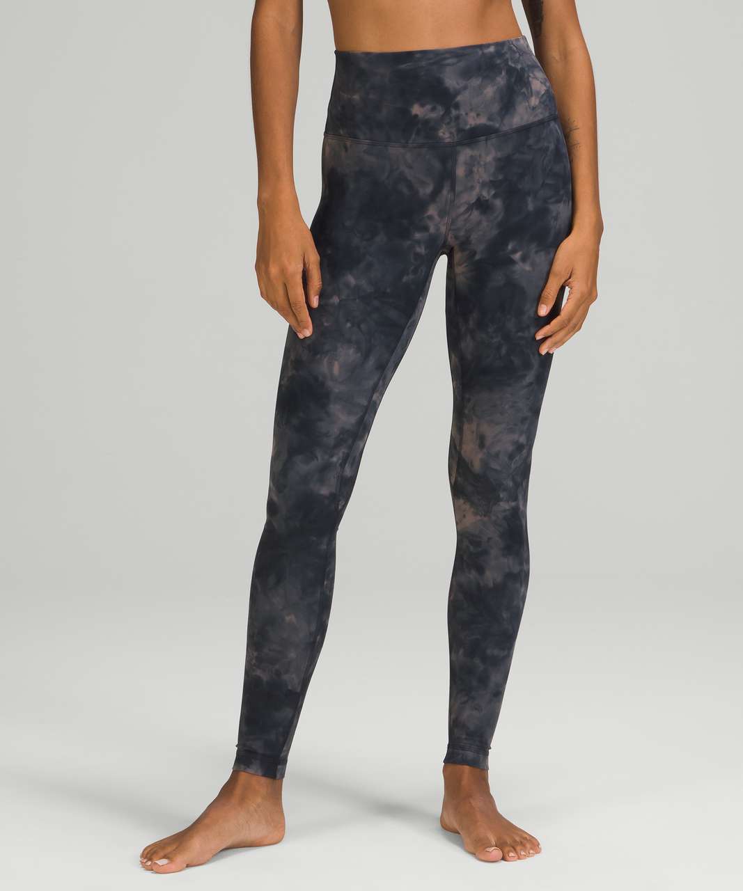 SILVERTRAQ Navy Tie - Dye Leggings