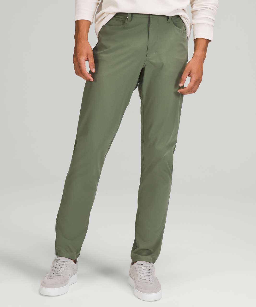 Lululemon ABC Pant Slim 34 *Warpstreme - Green Twill - lulu fanatics